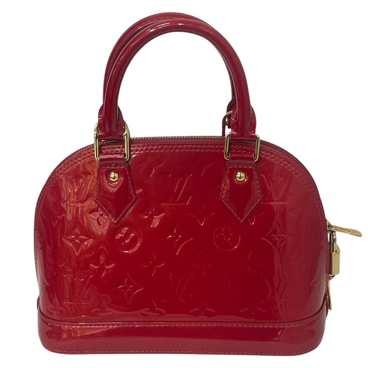 LOUIS VUITTON/Cross Body Bag/Monogram/RED/ALMA BB VETNIS view 2