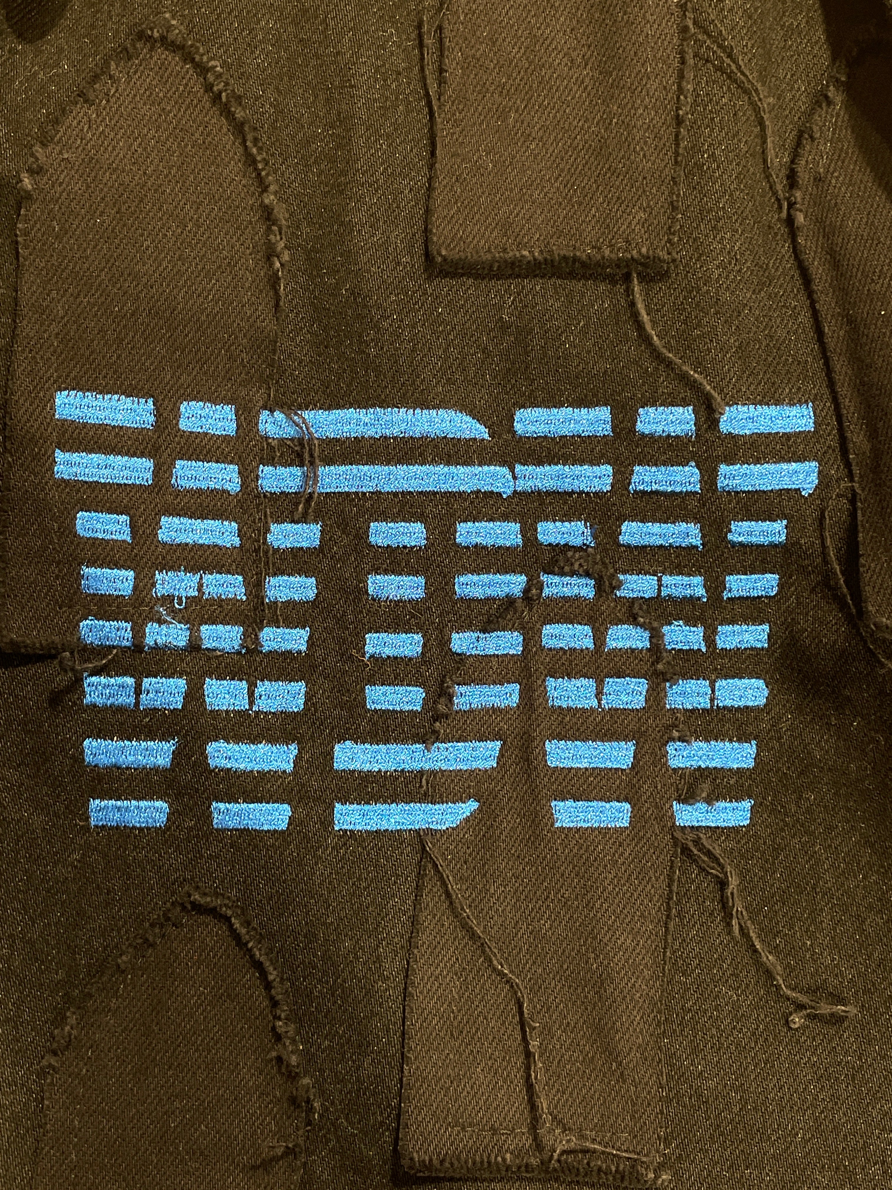 WHO DECIDES WAR/LS Shirt/S/Cotton/BLK/Window Button Up/Like New view 3