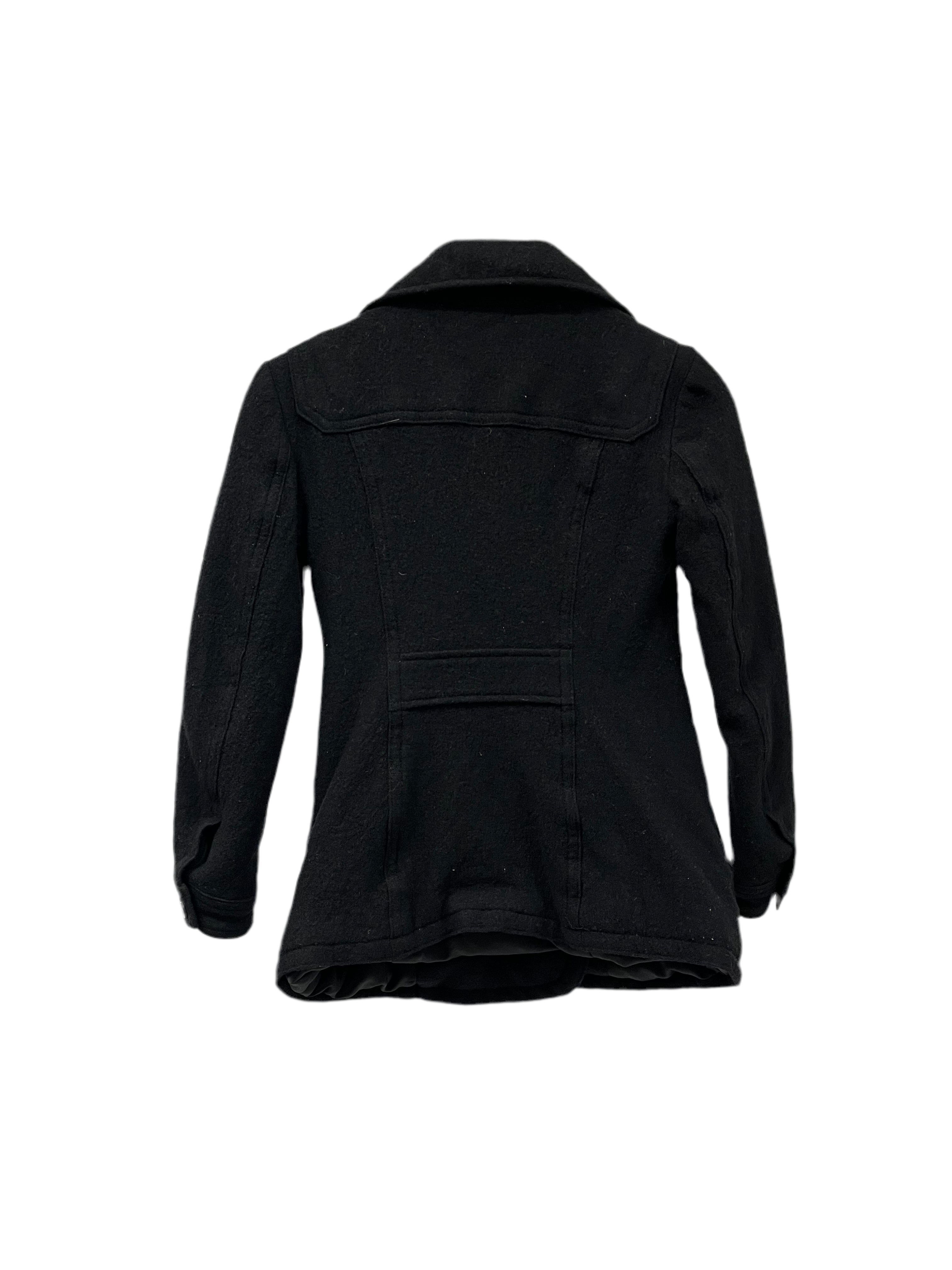 BURBERRY BRIT/Peacoat/2/Wool/BLK/DOUBLE BREASTED view 2