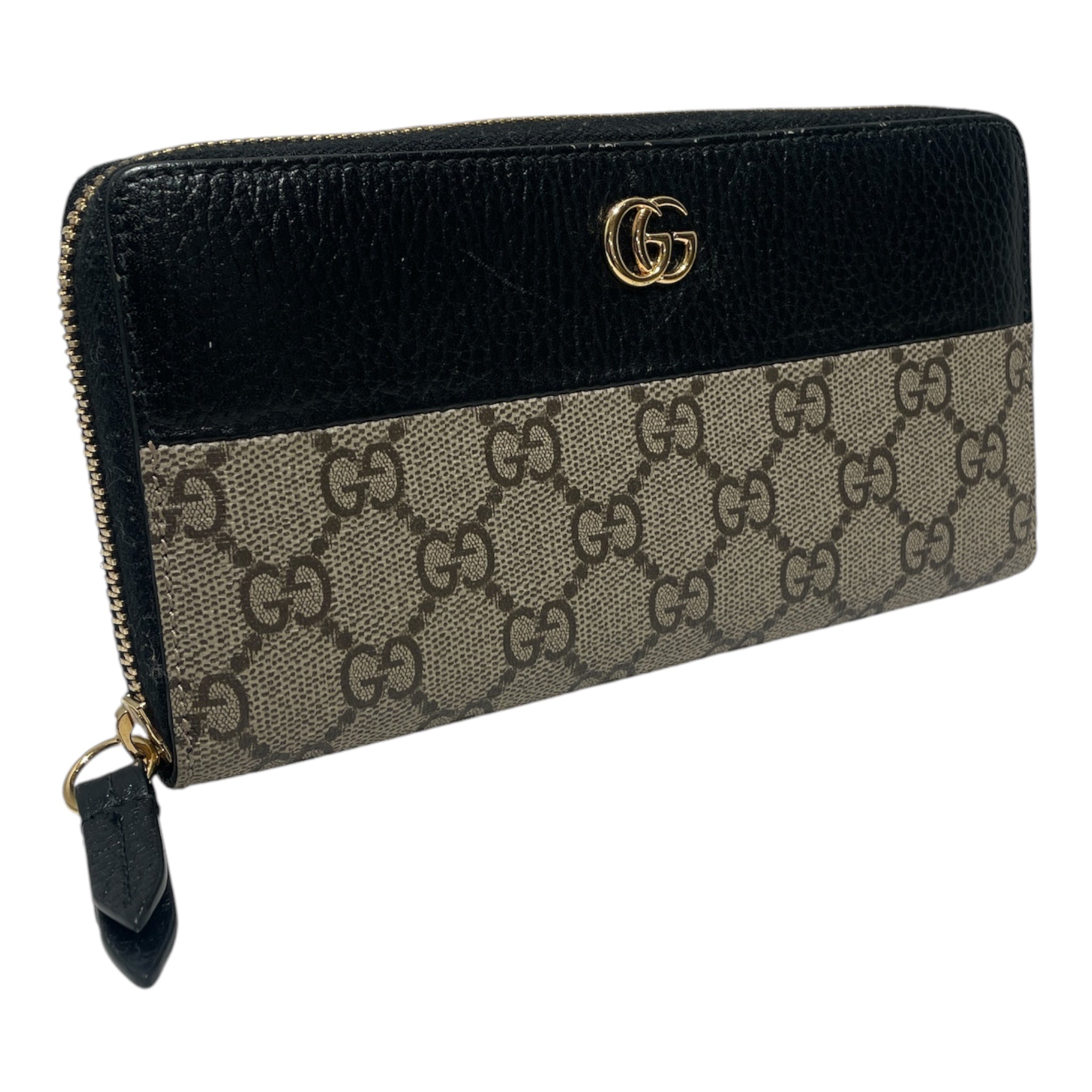 GUCCI/Long Wallet/Monogram/KHK/L's/Contintental GG Wallet view 1