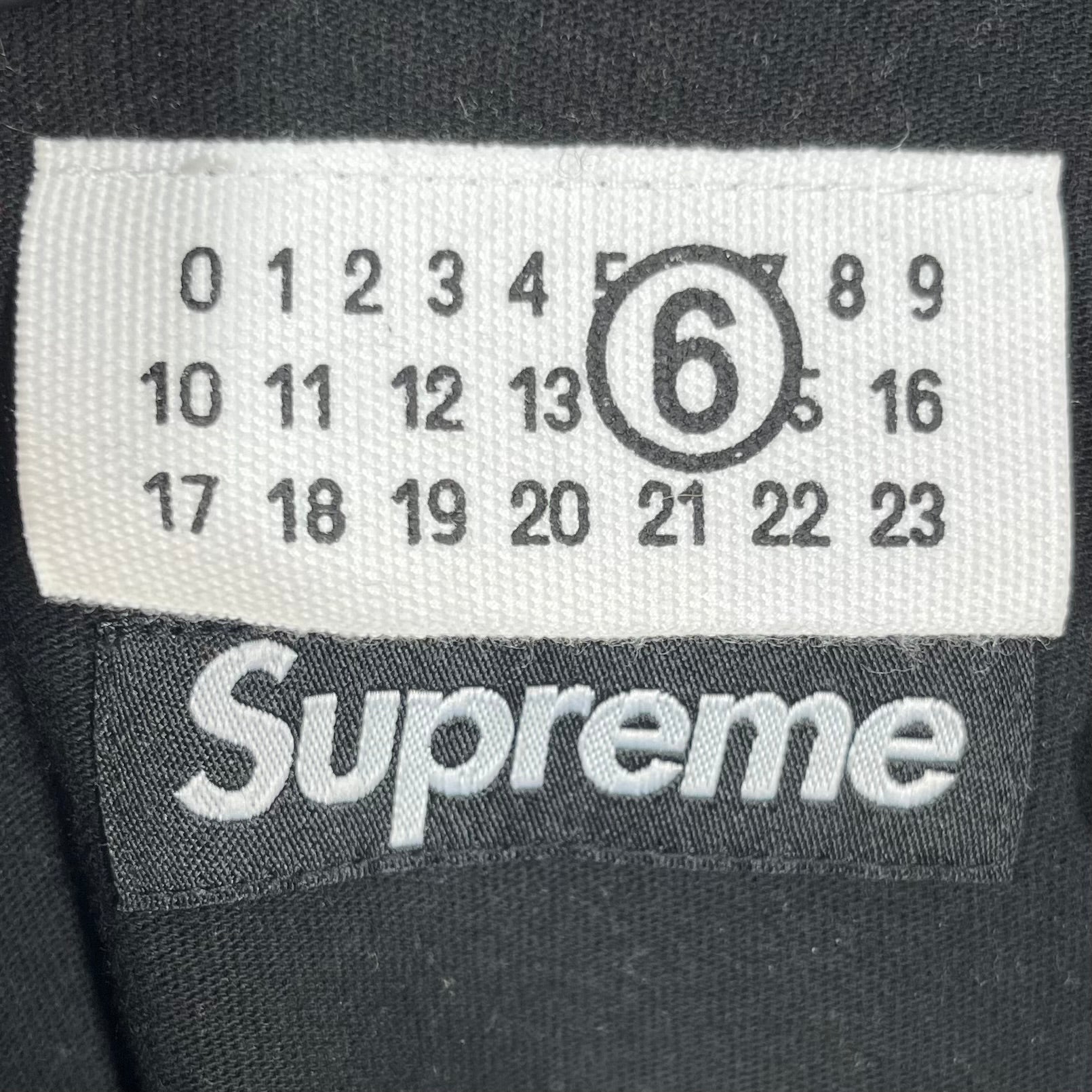 Supreme/MM6/T-Shirt/S/Cotton/BLK/RECONSTRUCTED T-SHIRT view 3