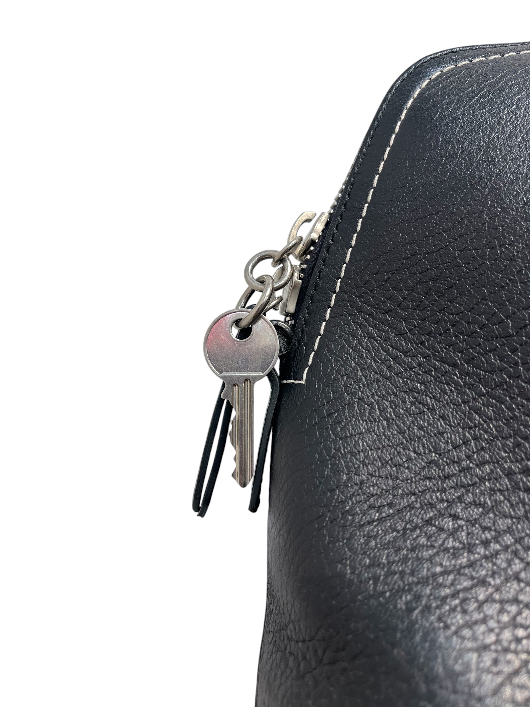 Maison Margiela/Boston Bag/Leather/BLK/5AC SOFT MEDIUM- view 7