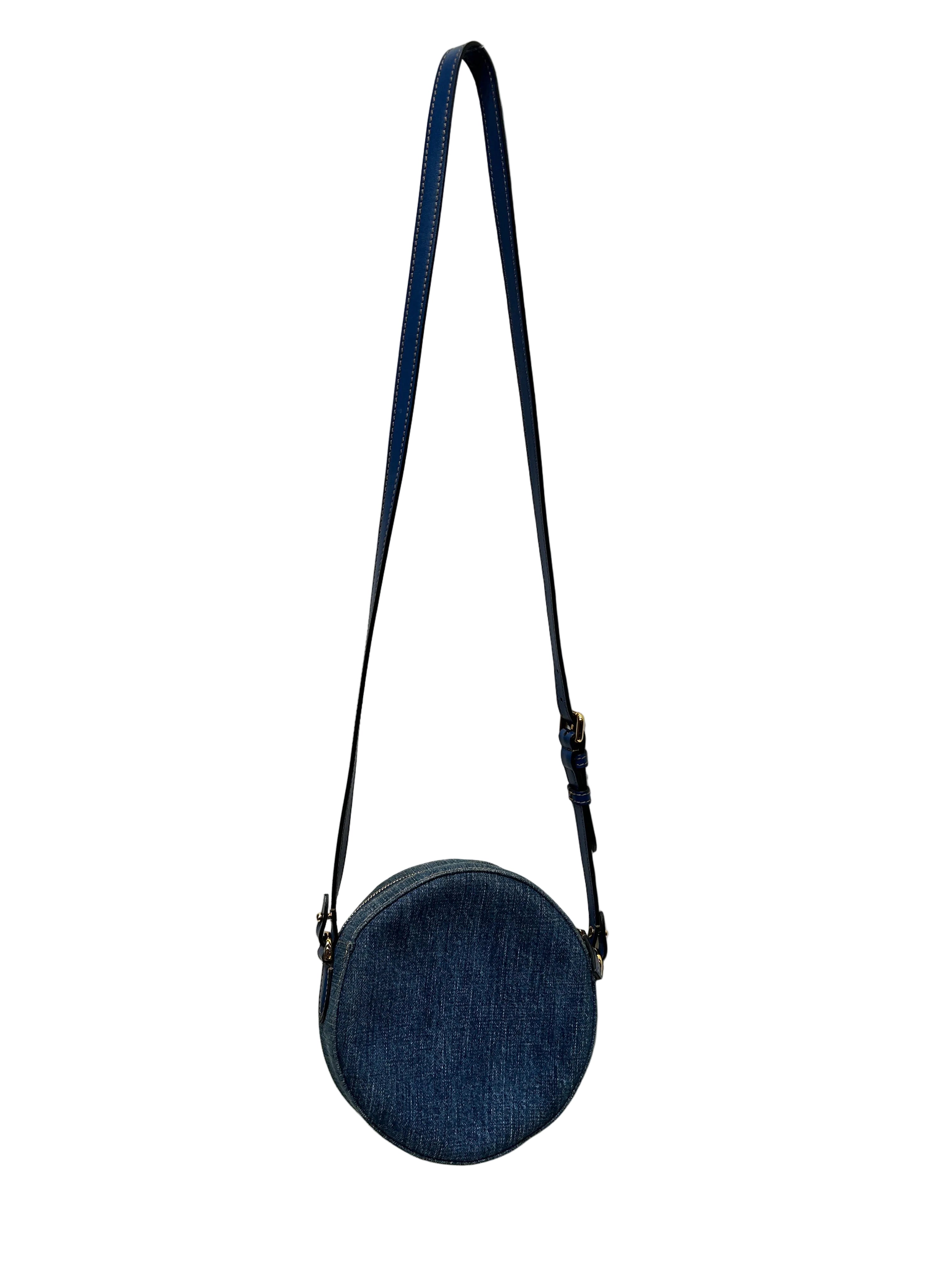 VERSACE/Cross Body Bag/Denim/BLU/MEDUSA ROUND CROSSBODY view 2