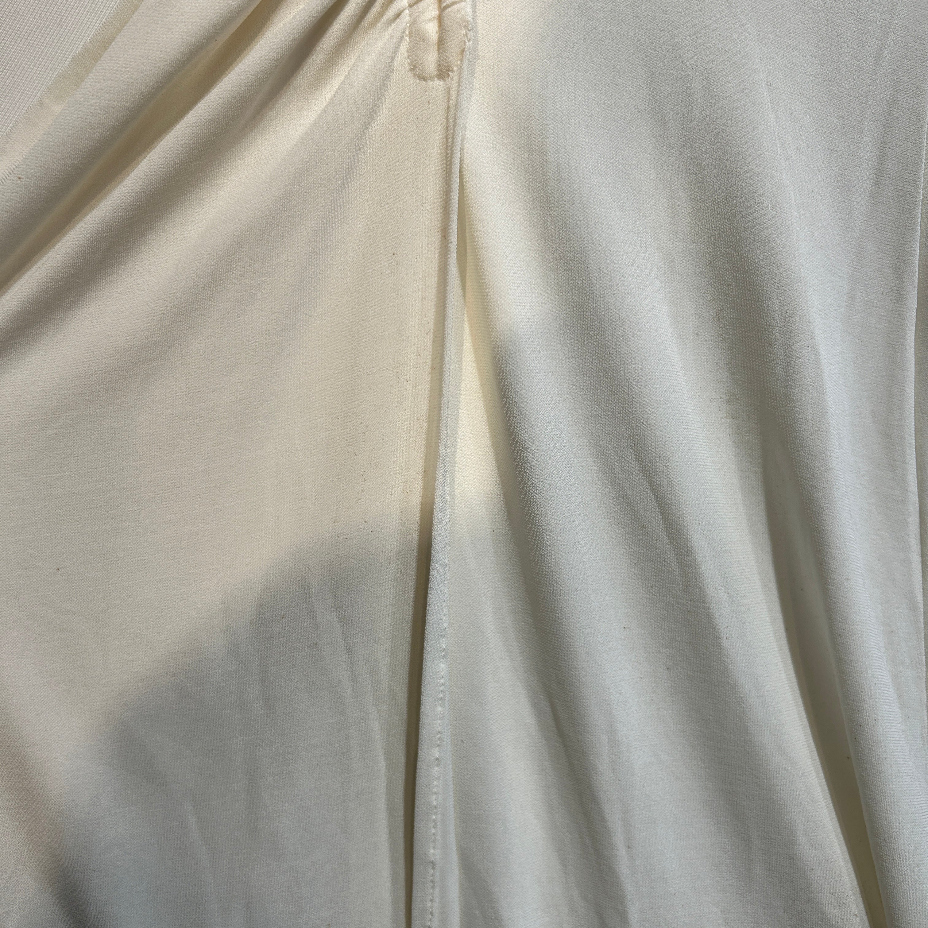 Maison Margiela/Long Skirt/38/Cotton/WHT/ruched detail view 8
