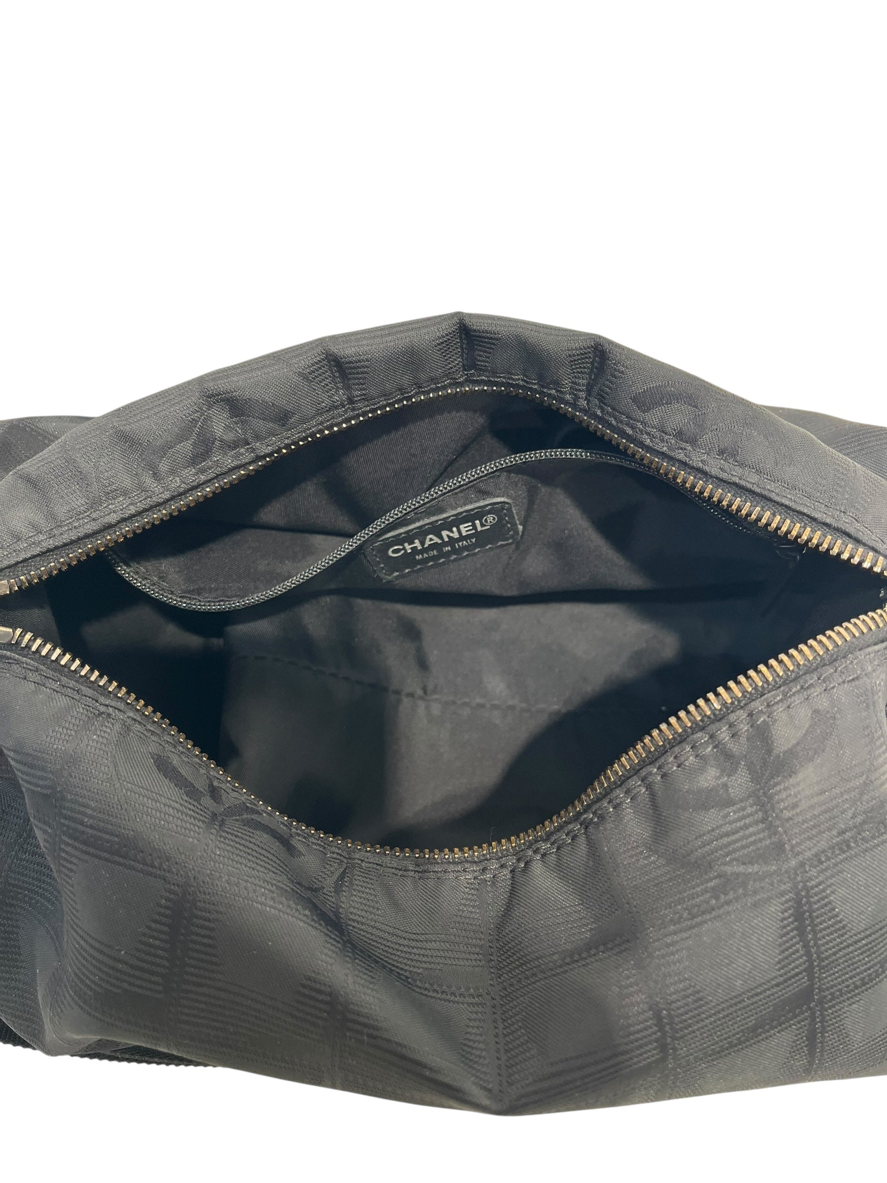 CHANEL/Bag/FREE/Monogram/Nylon/BLK/BARREL TRAVEL view 6
