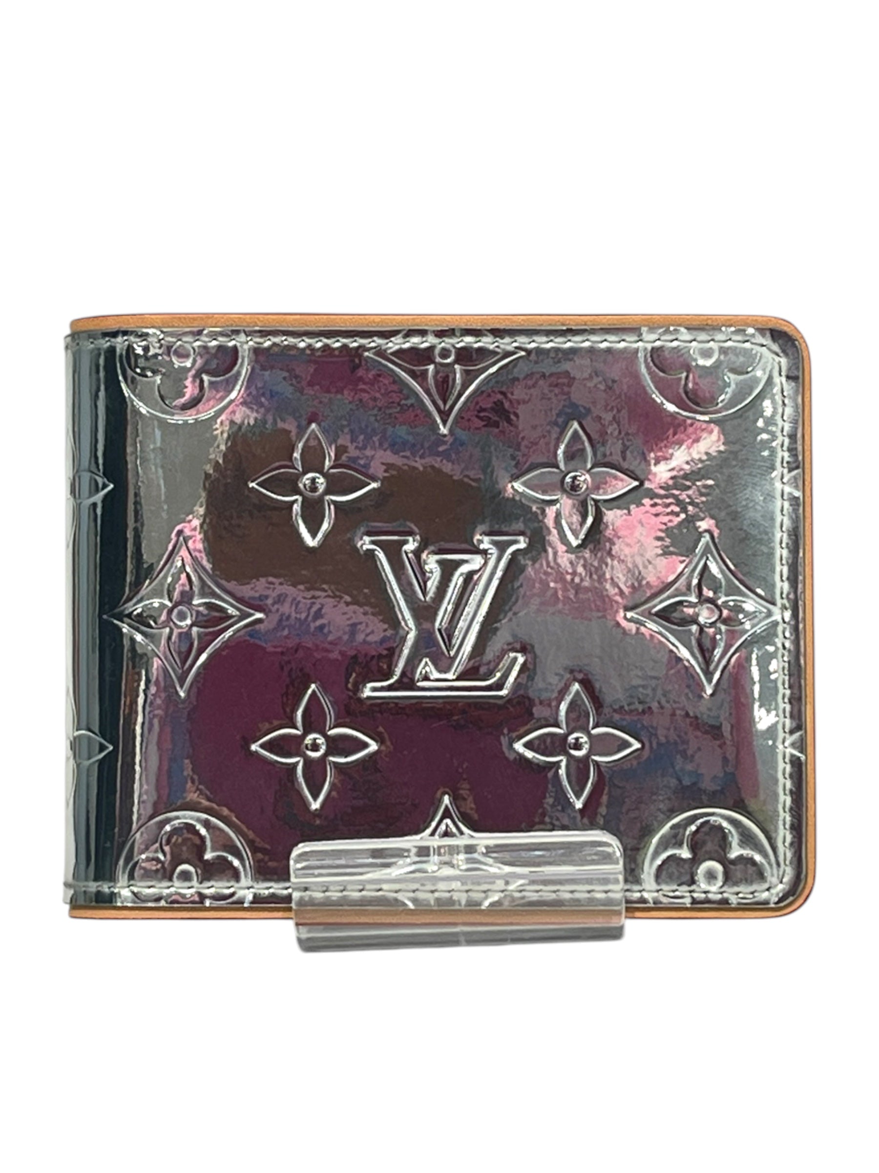 LOUIS VUITTON/Bifold Wallet/SLV/M's/silver slender/card holder view 1