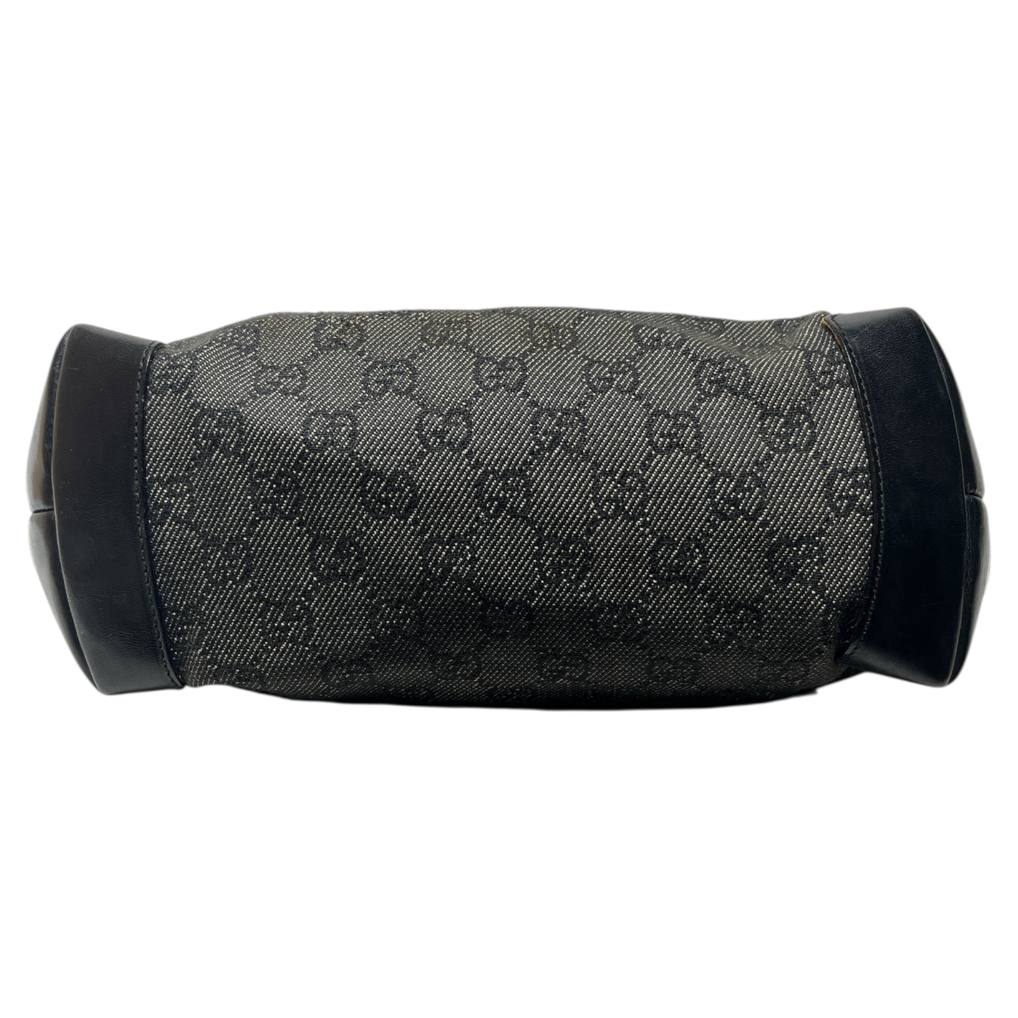 GUCCI/Tote Bag/Monogram/Cotton/BLK/GG CANVAS TOTE view 4