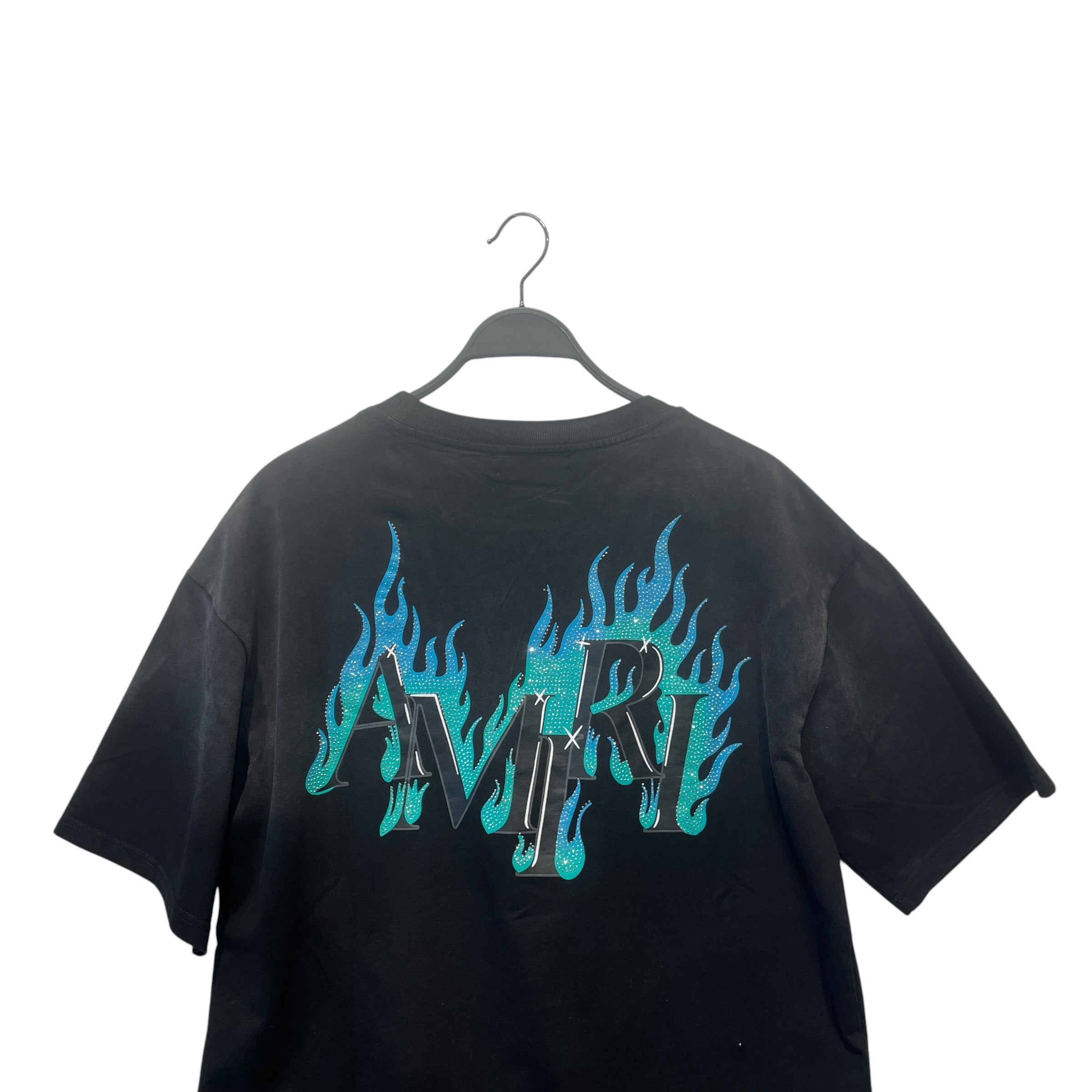 AMIRI/T-Shirt/XL/Cotton/BLK/NWT FLAME LOGO view 2