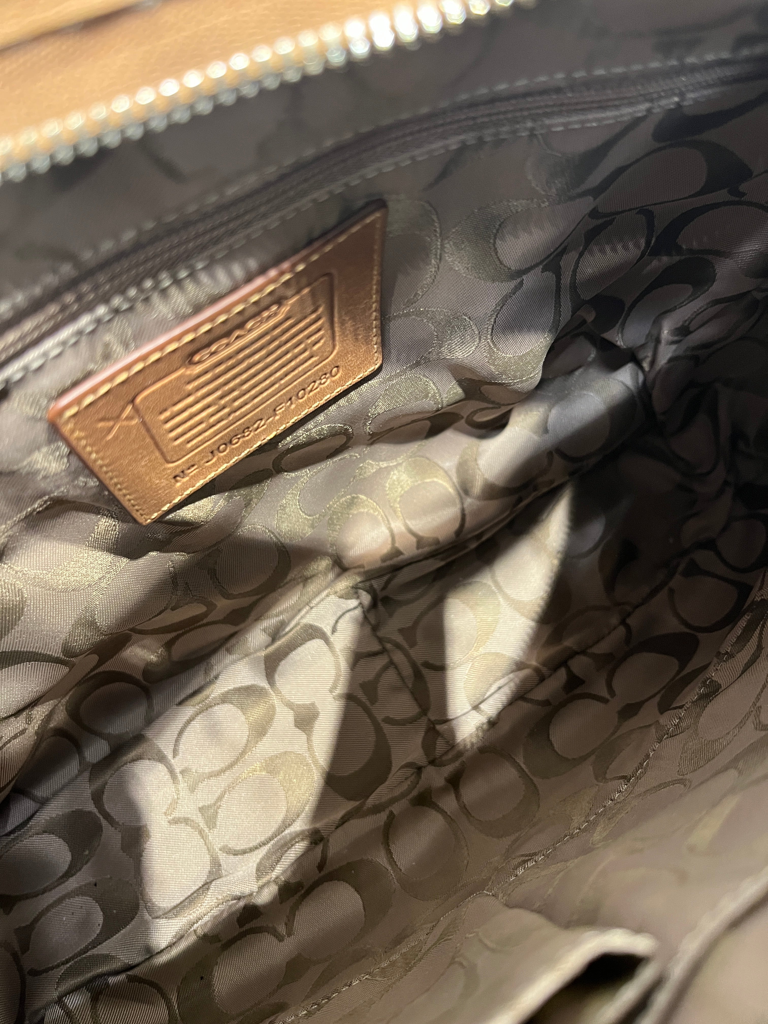 COACH/Hand Bag/Leather/CML/COACH HAMILTON BAG view 4
