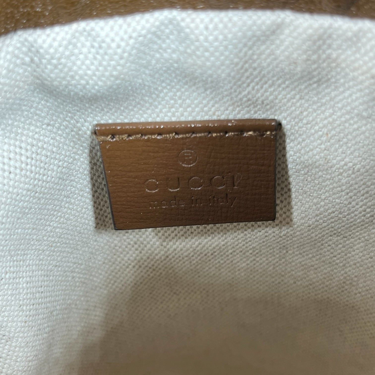 GUCCI/Hand Bag/Monogram/Leather/BEG/HORSEBIT BUCKET BAG view 6