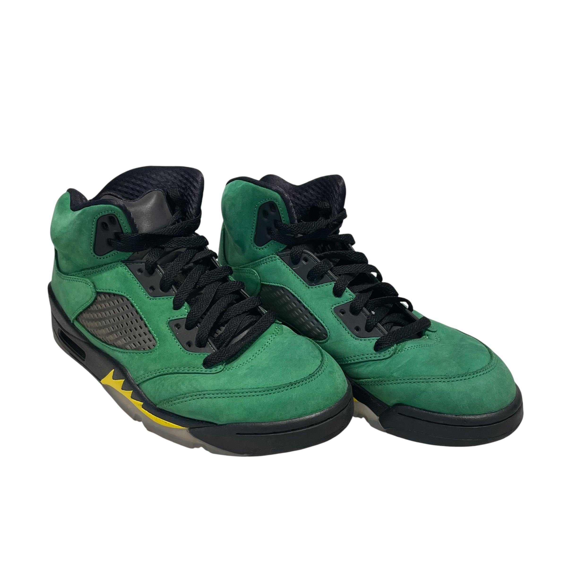 JORDAN BRAND/Hi-Sneakers/US 10/Cotton/GRN/AJ 5 Oregon Ducks view 1