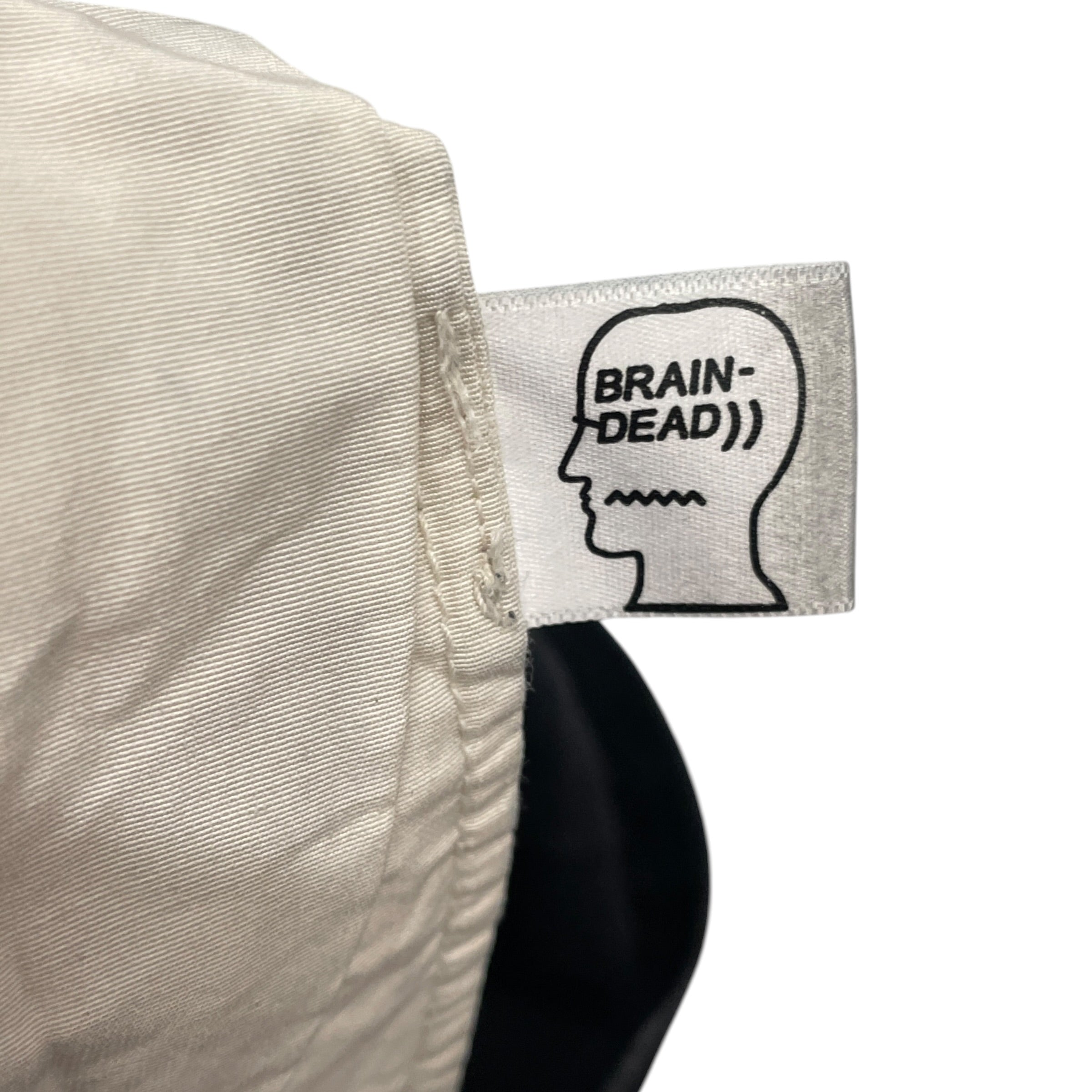 Brain Dead/Pants/34/Cotton/BLK/WIDE LEG SELVEDGE view 4