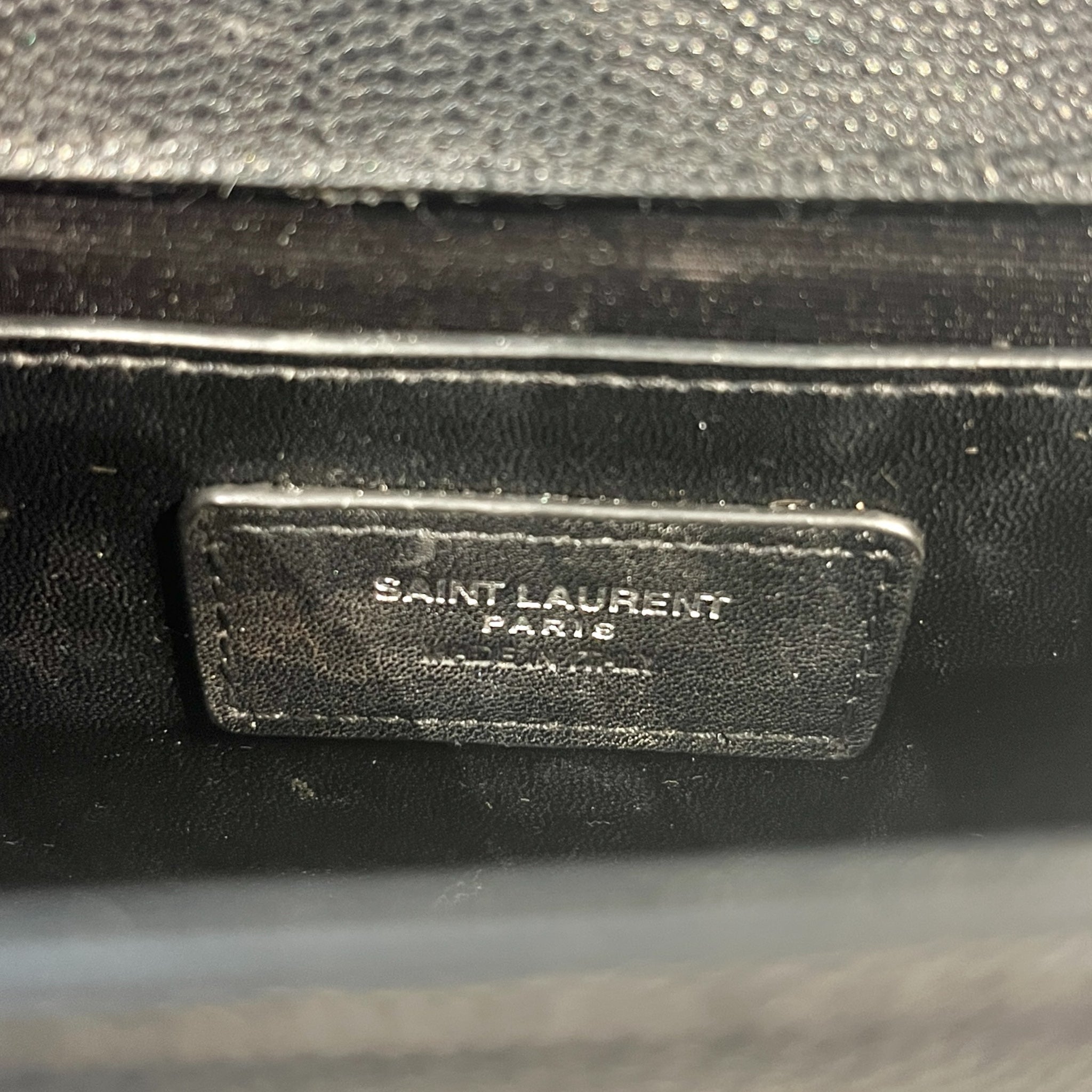 YVES SAINT LAURENT/Cross Body Bag/Leather/BLK/ view 5