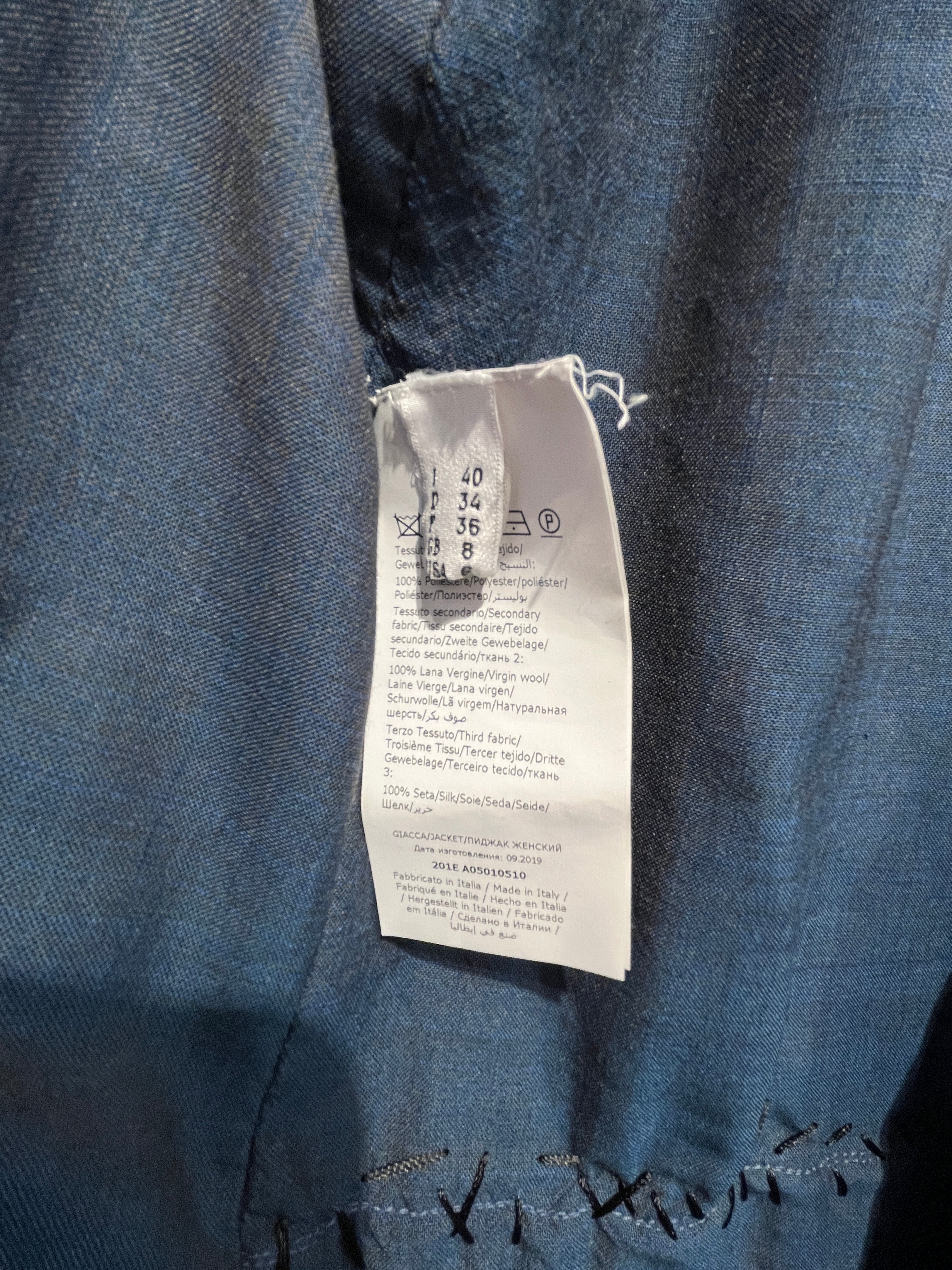 MOSCHINO/Jacket/patchwrk stictch mixed jacket view 6