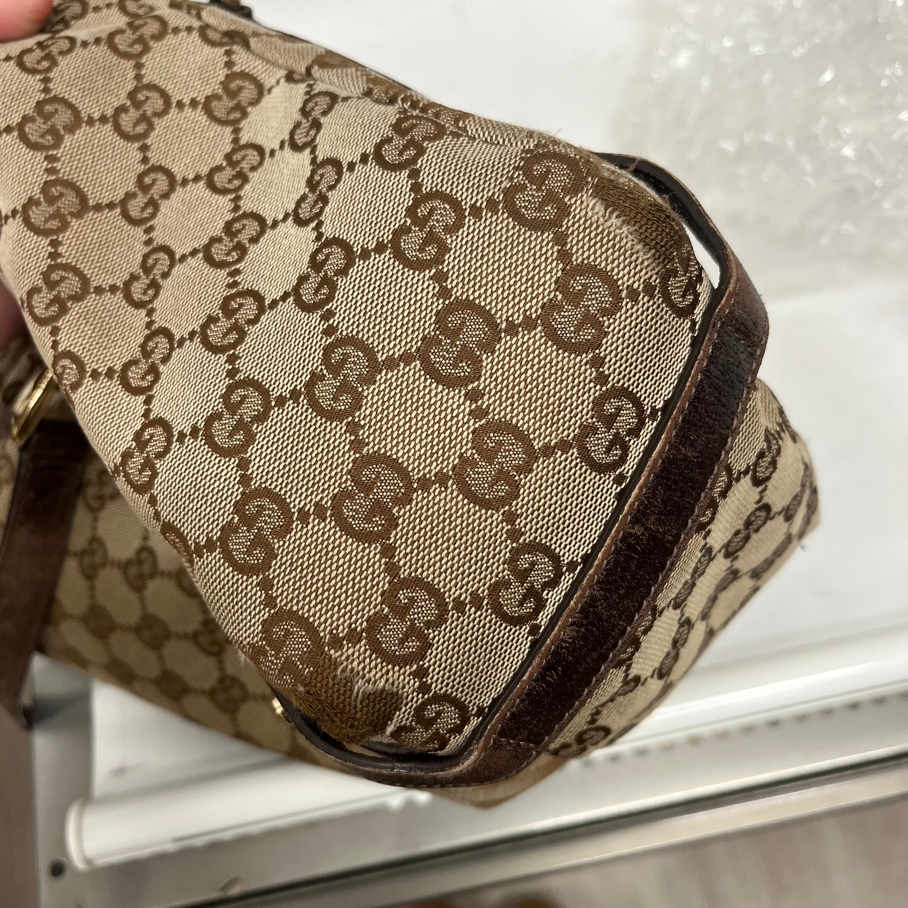 GUCCI/Hand Bag/Monogram/Cotton/BEG/ABBEY view 12