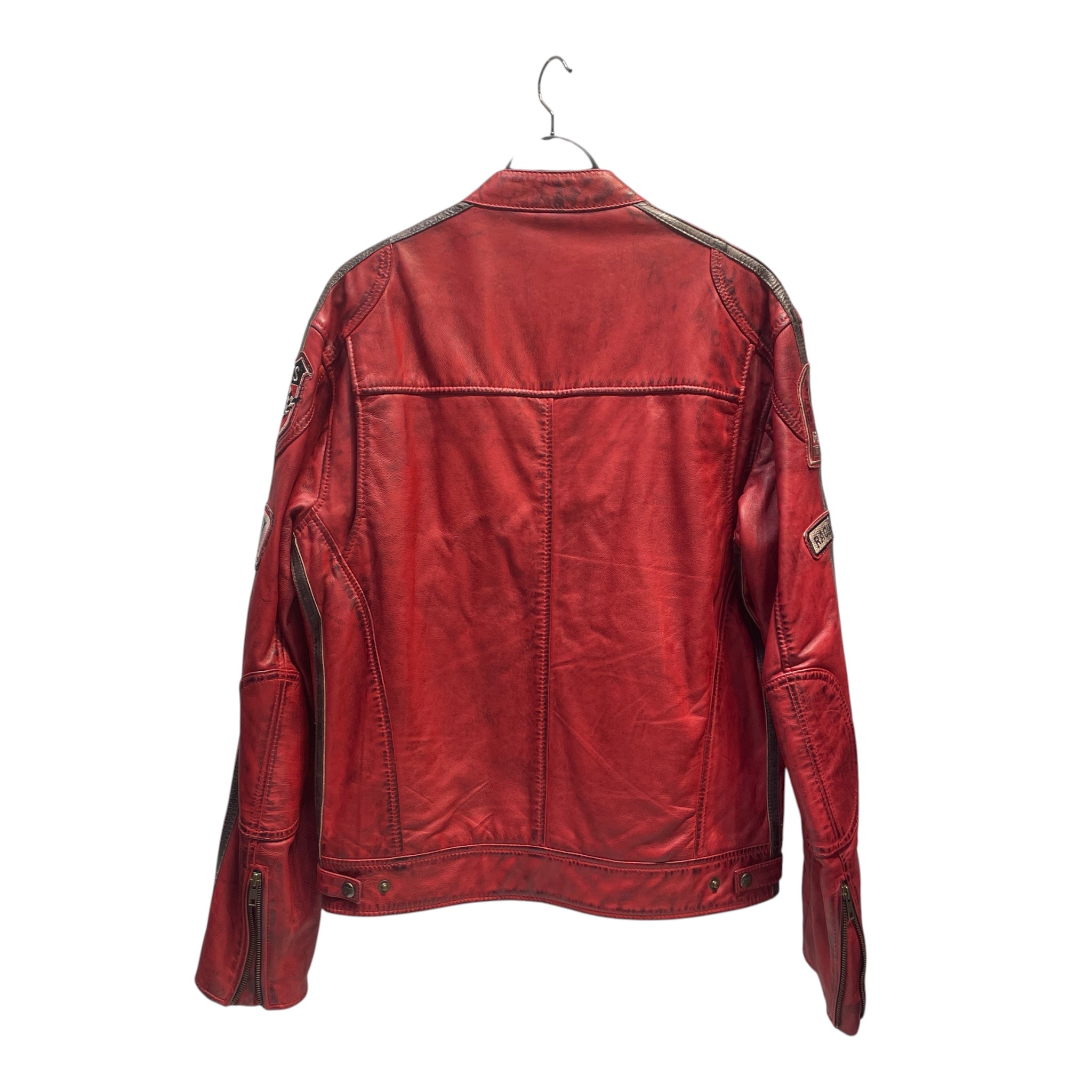 Heroes Motor Los Angeles/Leather Jkt/L/Leather/RED/ view 2