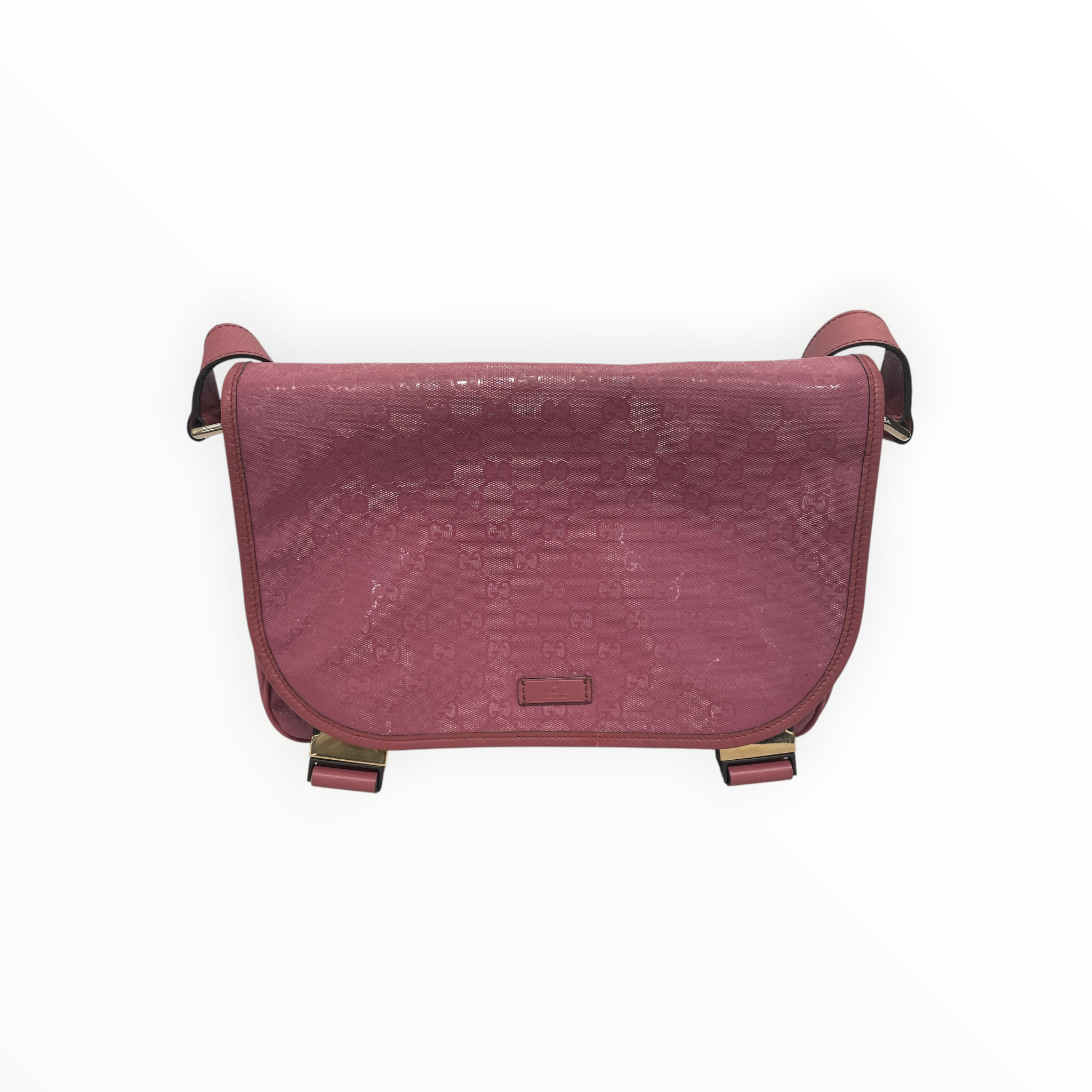 GUCCI/Cross Body Bag/Monogram/Acrylic/PNK/IMPRIME view 1