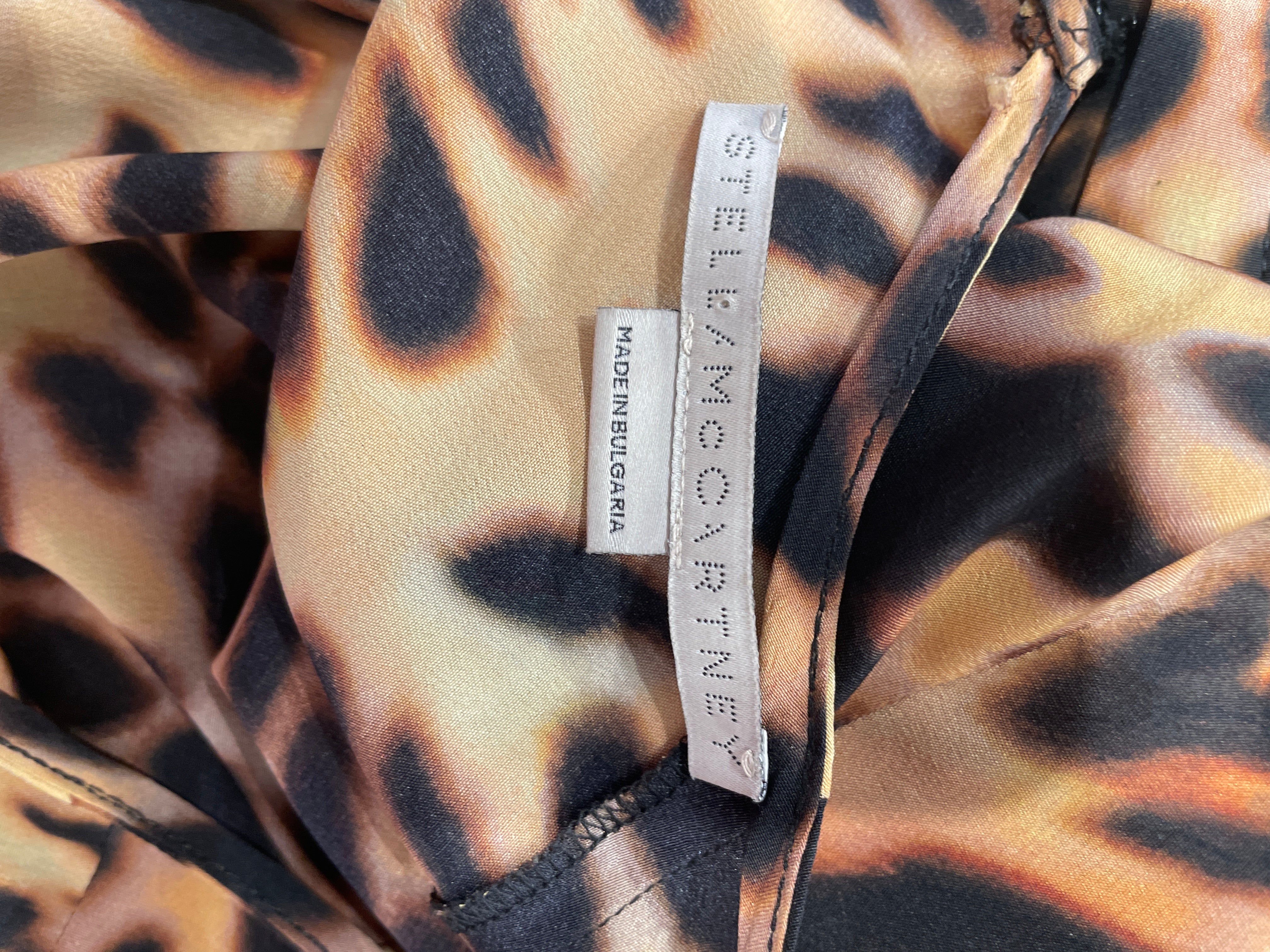 STELLAMcCARTNEY/Jumpsuits/42/Leopard/Silk/BRW/ALL OVER LEPARD PRINT view 4