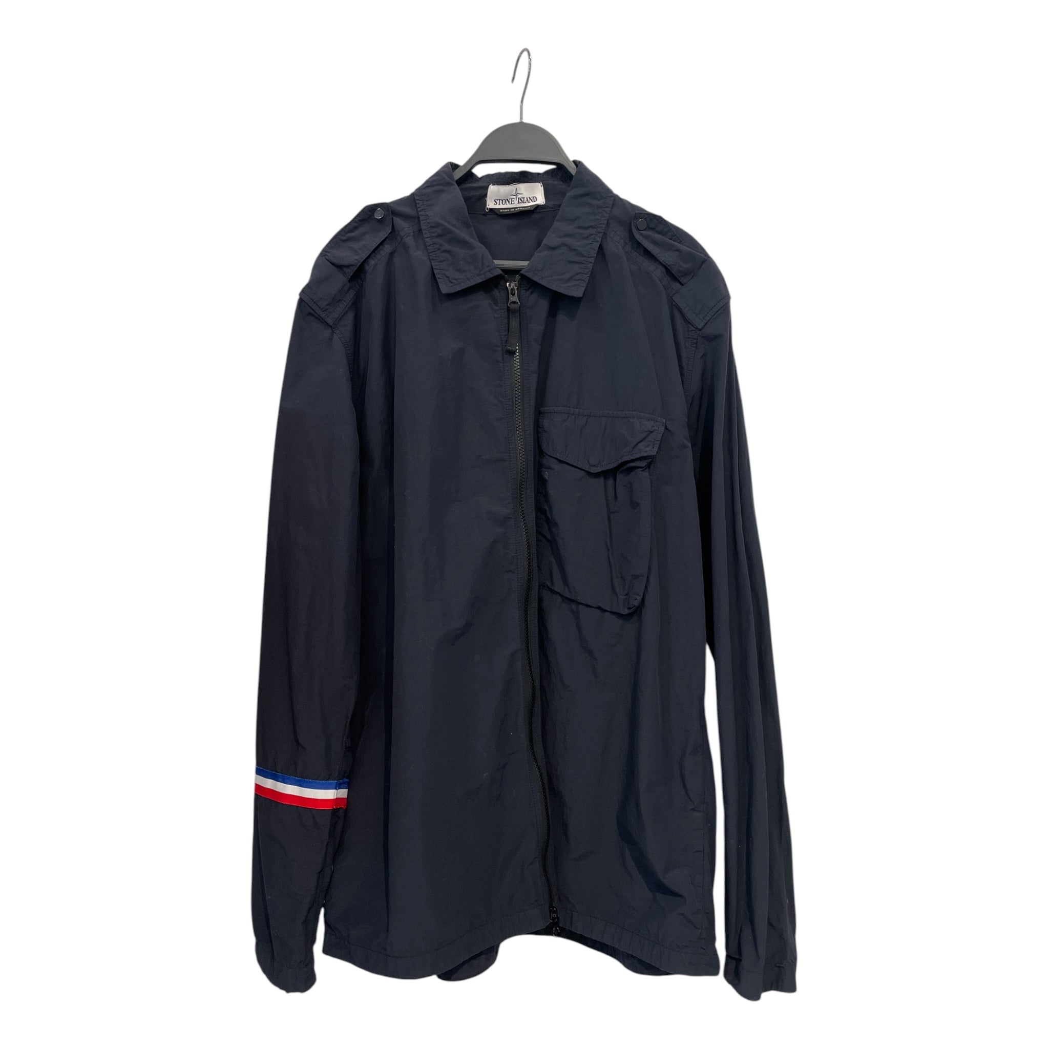 STONE ISLAND/Windbreaker/XL/Nylon/NVY/ view 1