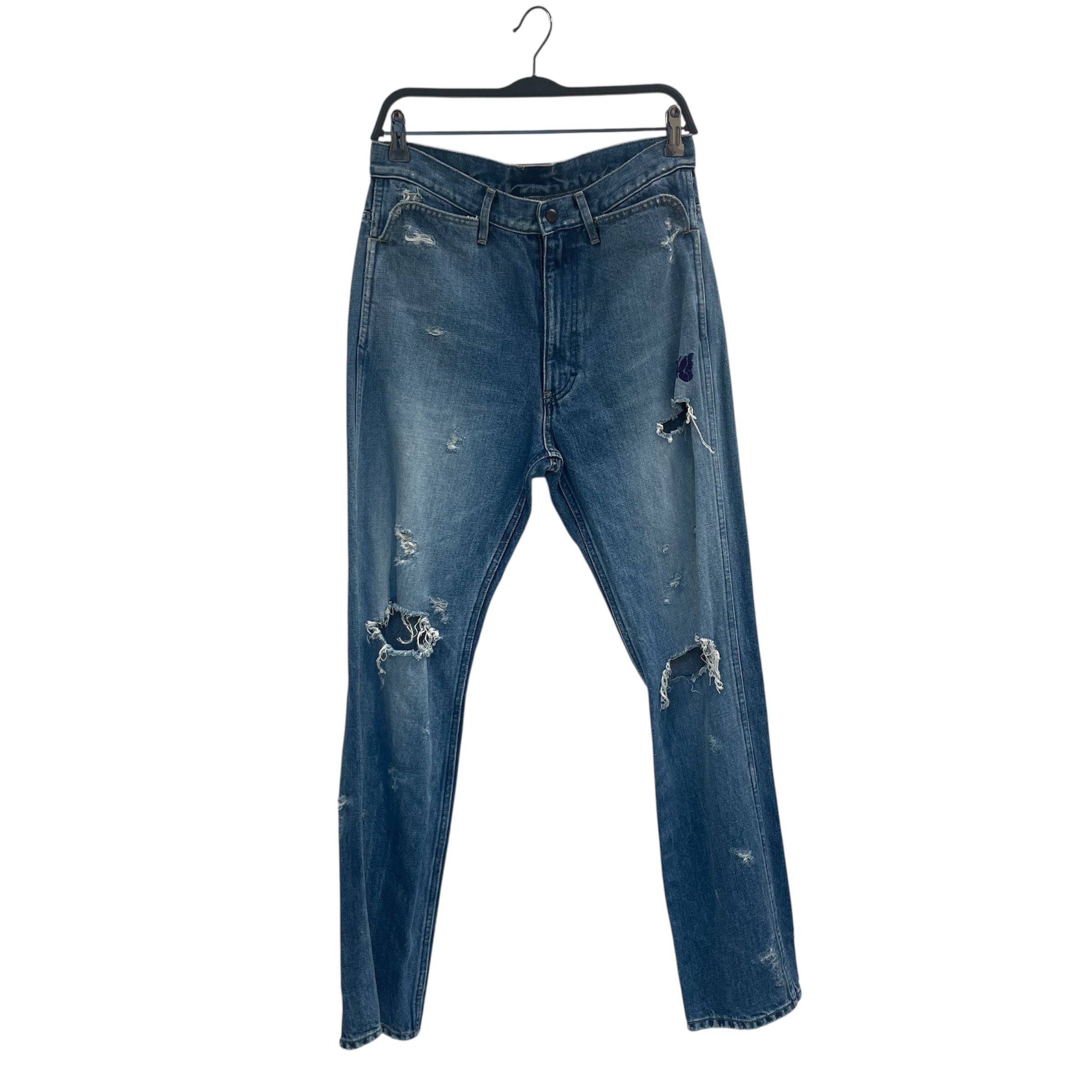 Needles/Straight Pants/S/Denim/BLU/NEEDLES LOGO RIGHT POCKET view 1