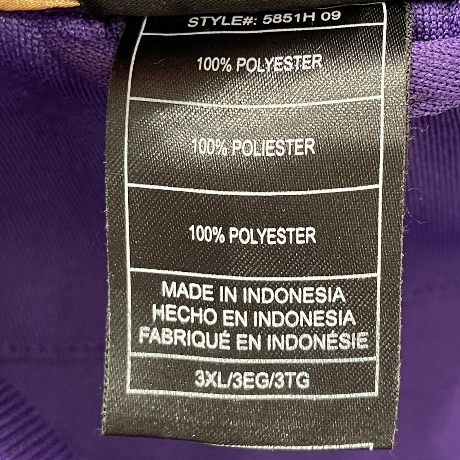 adidas/Track Jkt/XXXL/Polyester/PPL/LAKERS NBA WORLD CHAMPIONS view 4