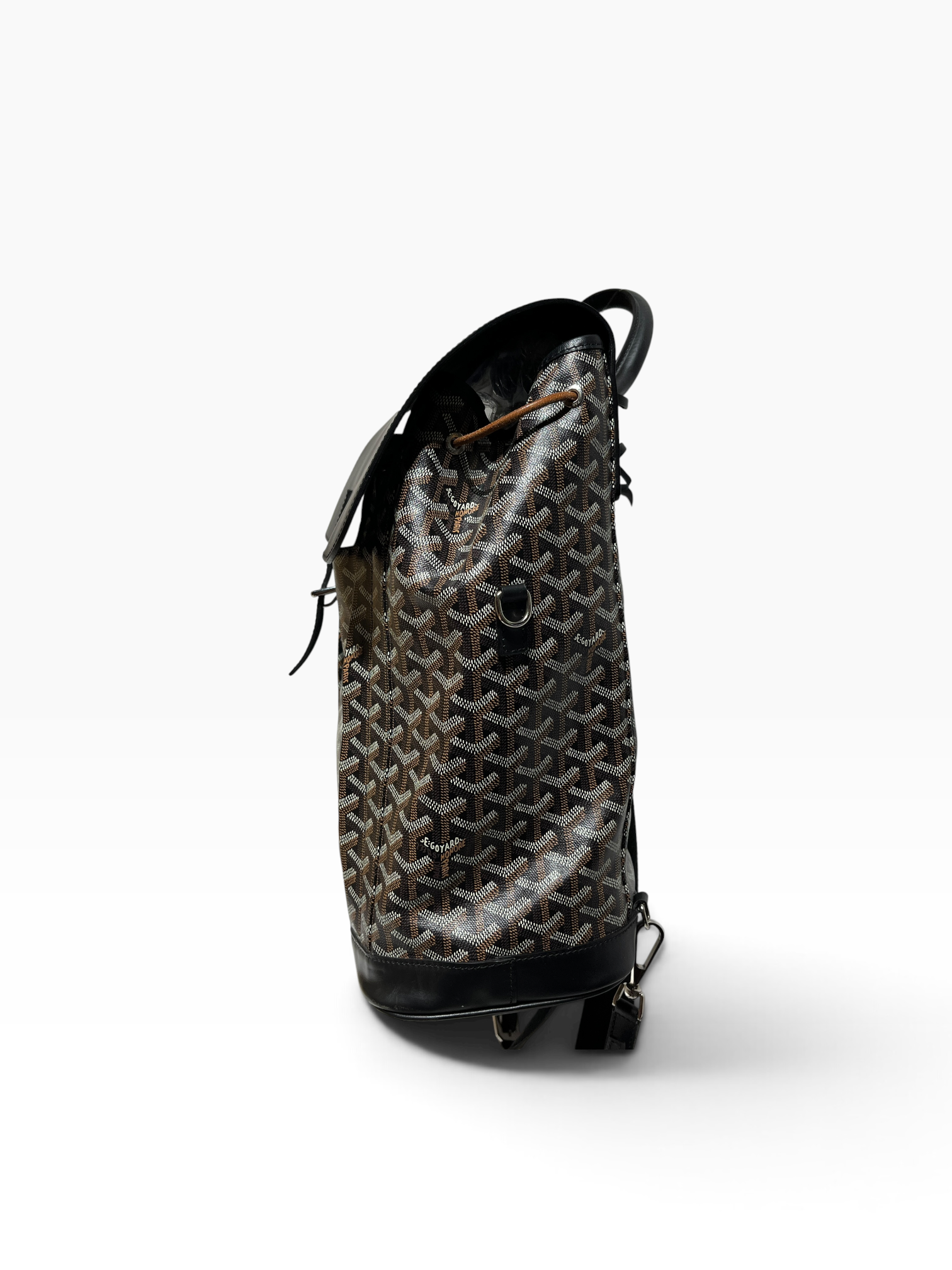 GOYARD/Backpack/Monogram/Leather/BLK/Calfskin Alpin Backpack view 5