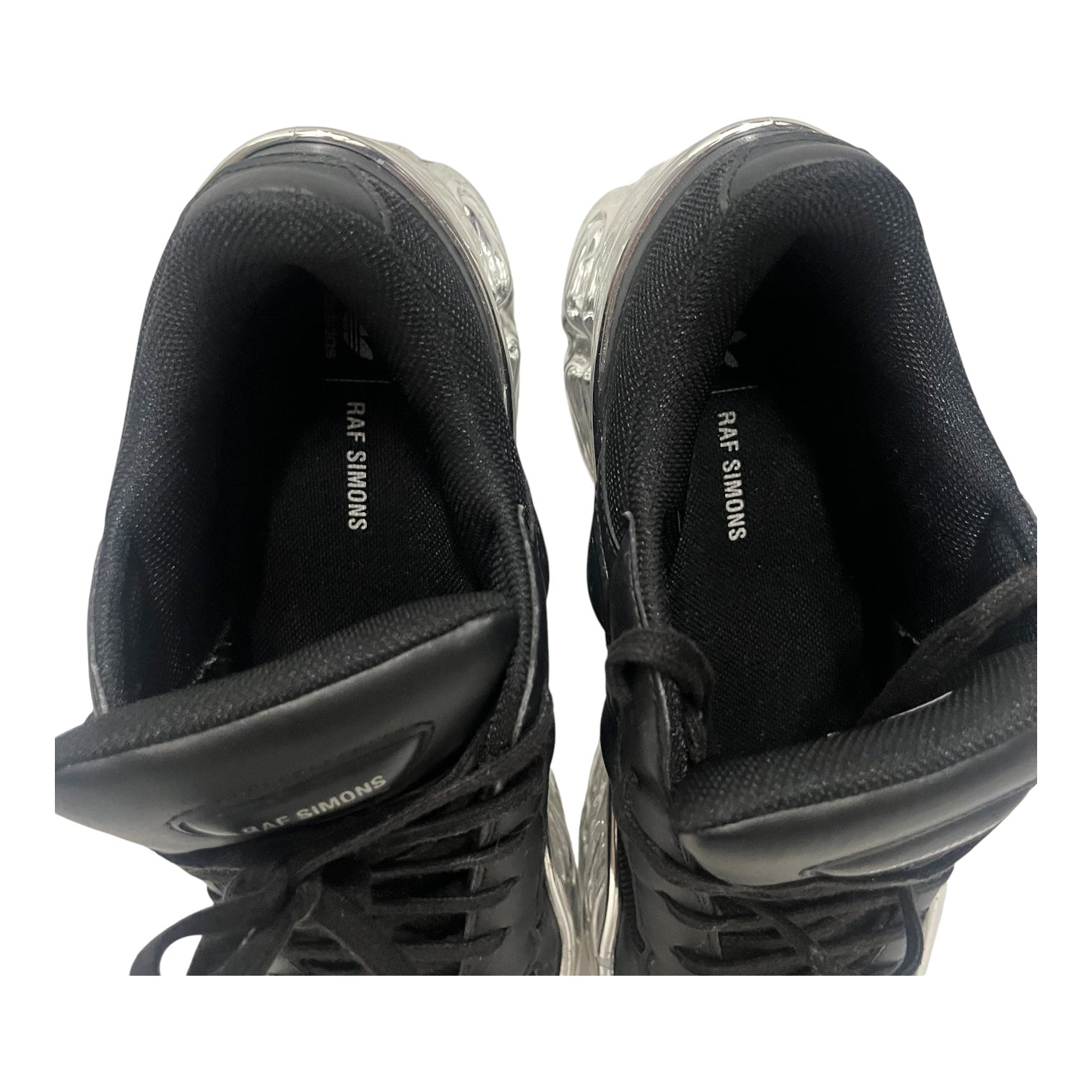 adidas/Low-Sneakers/US 10.5/Nylon/BLK/Adidas x Raf Simons Ozweego view 3