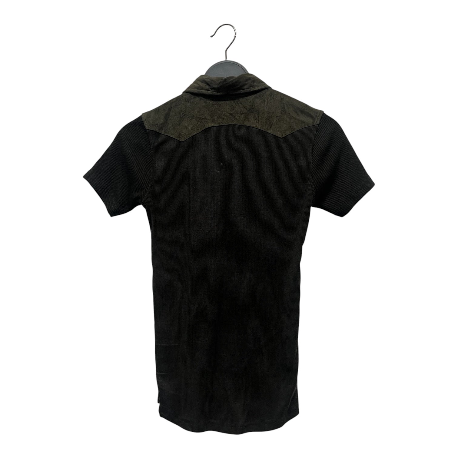 TORNADO MART/Polo Shirt/Cotton/KHK/Western/RIBBED SUEDE SHOULDERS view 2