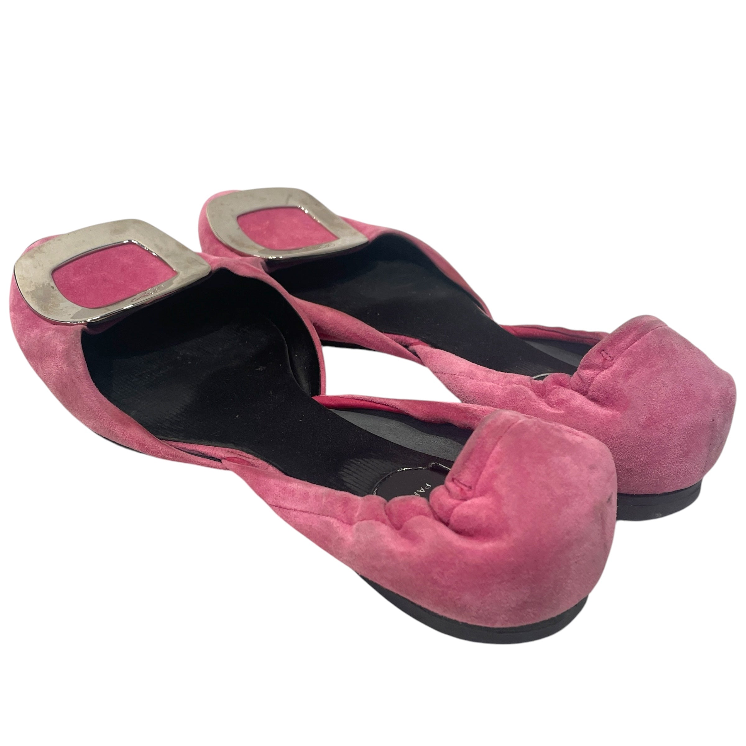Roger Vivier/Flat Shoes/EU 38.5/Suede/PNK/good cond. view 2