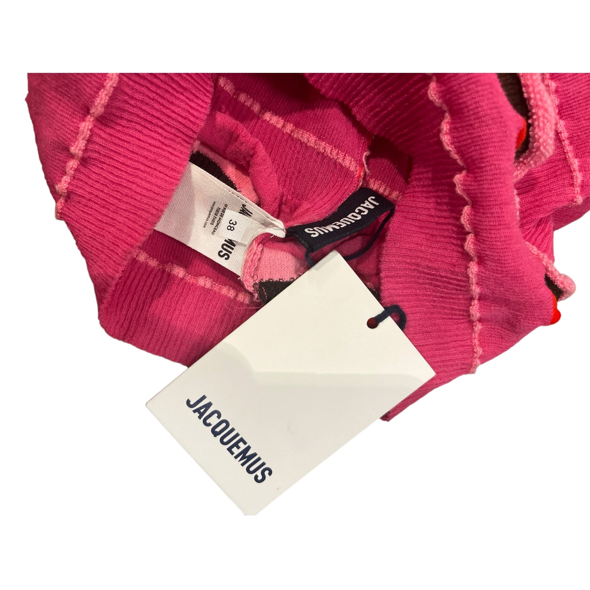 JACQUEMUS/Dress/Cotton/PNK/CONCHA TOP view 3