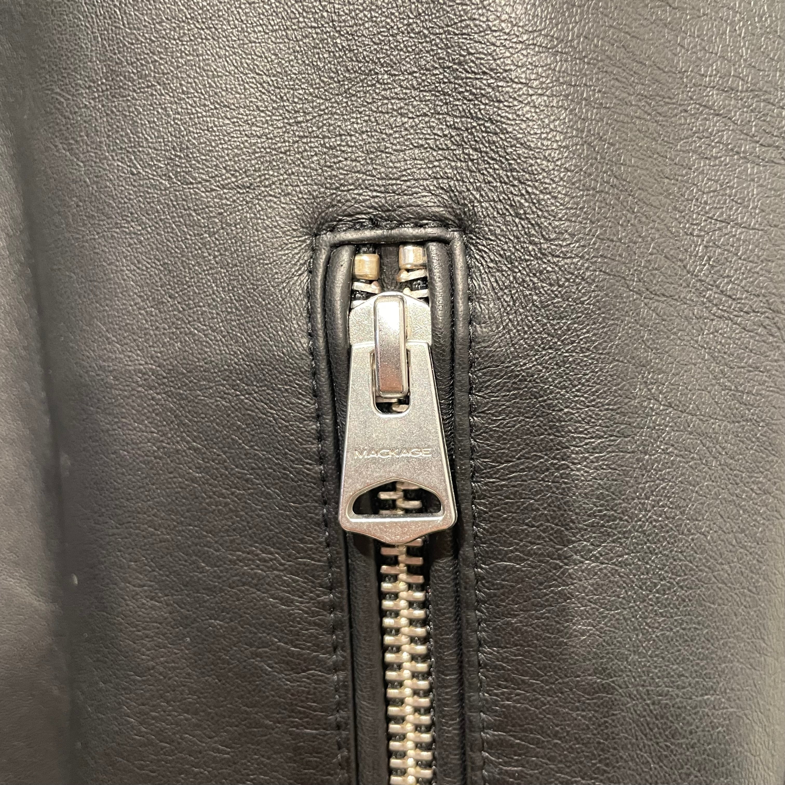 MACKAGE/Leather Jkt/XL/Leather/BLK/ view 5