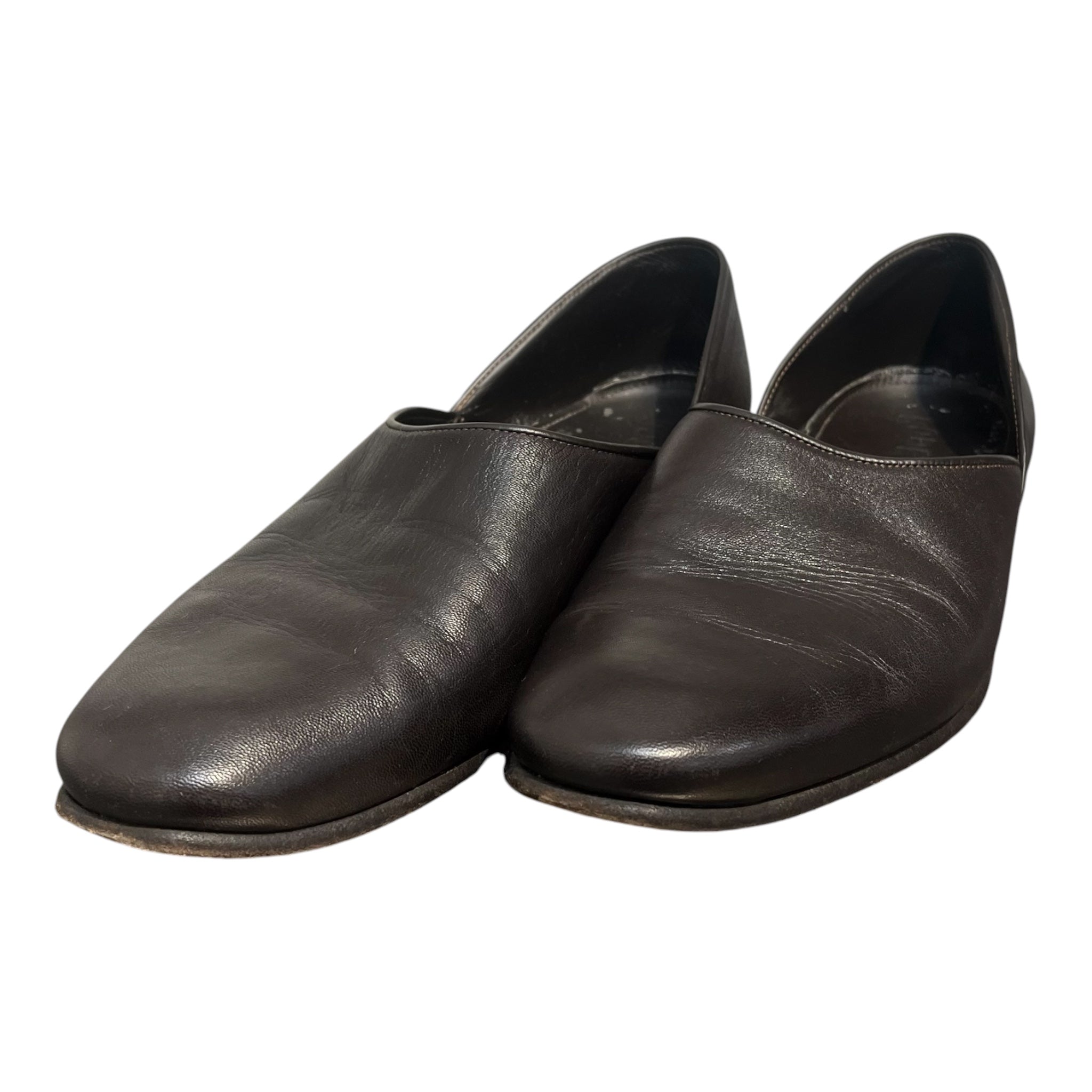 BODE/Dress Shoes/EU 43/Leather/BRW/HOUSE SHOE DARK SLIP ONS view 4