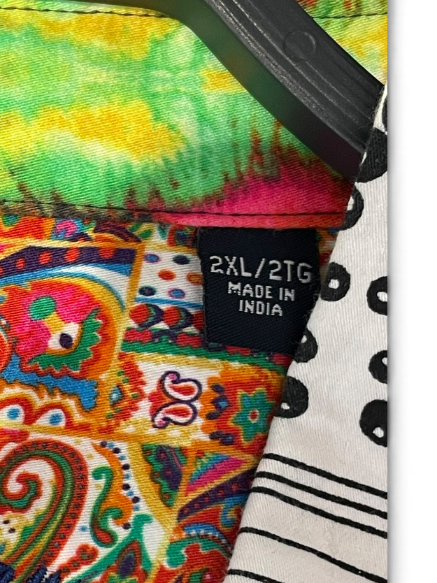 Robert Graham/Polo Shirt/XXL/Cotton/MLT/All Over Print/Robert Graham Limited Edition view 2