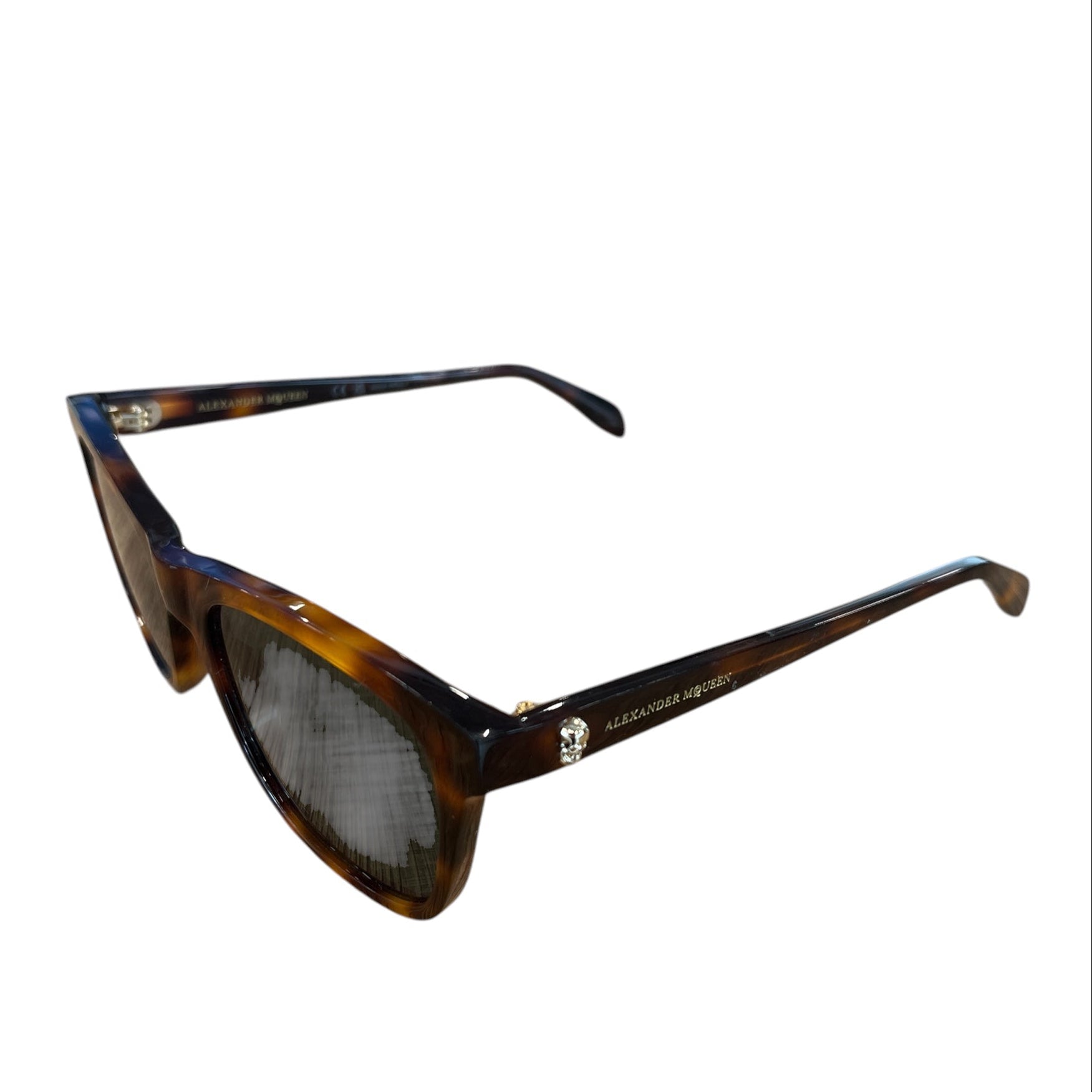 Alexander McQueen/Sunglasses/Water-Buffalo Horn/BLK/002 5419-150 view 2