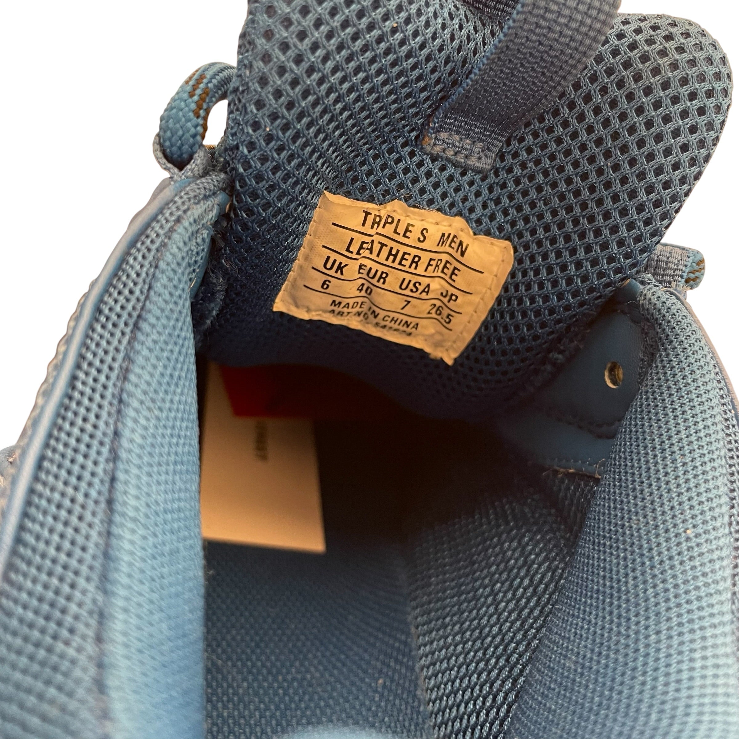 BALENCIAGA/Low-Sneakers/US 7/BLU/Triple S Clear Sole view 7