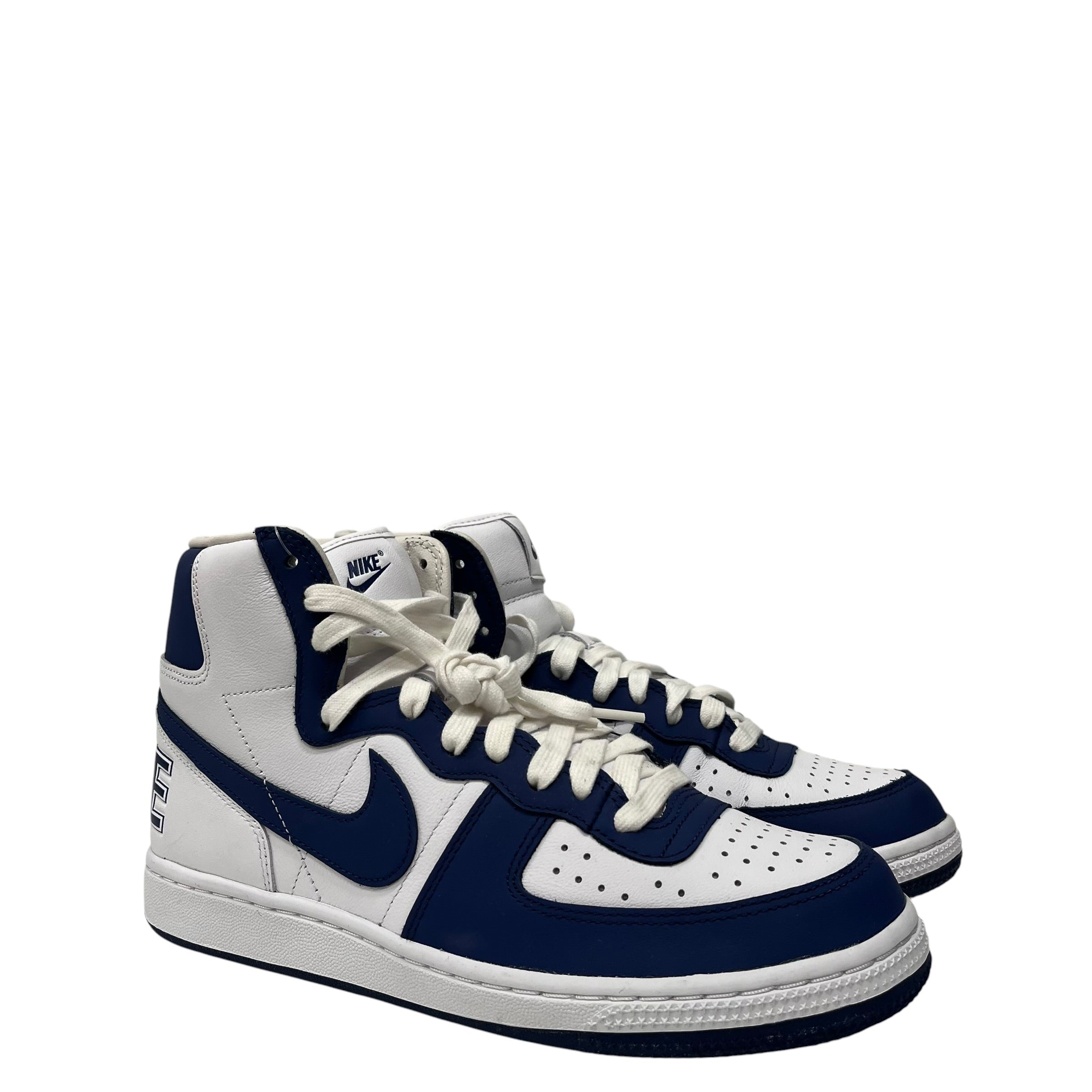 NIKE/COMME des GARCONS HOMME PLUS/Hi-Sneakers/US 9/Leather/WHT/FD4159-100 view 1