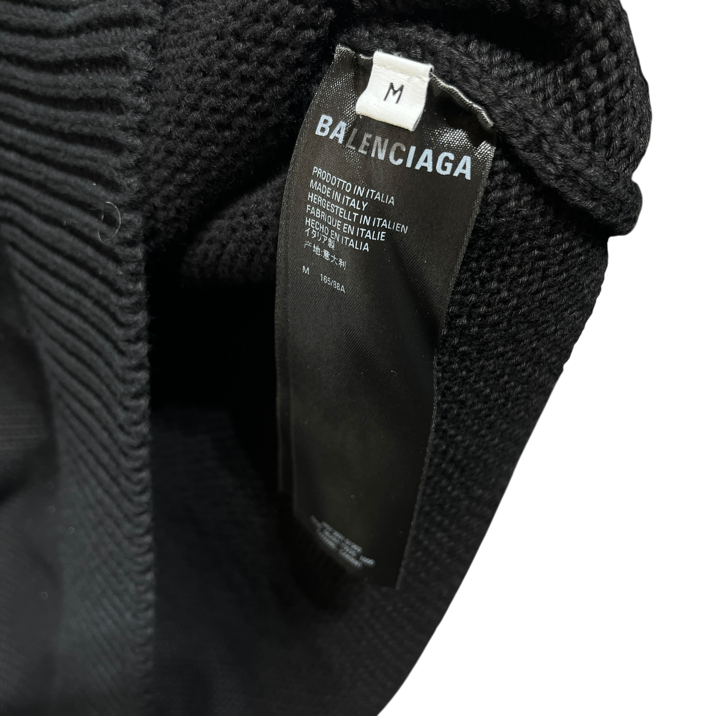 BALENCIAGA/Sweater/M/Cotton/BLK/BEDAZZLE BEBE view 4