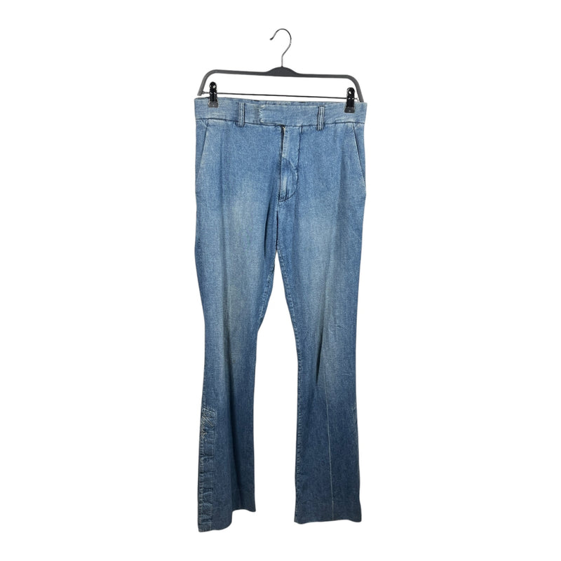 AMIRI/Pants/44/Cotton/BLU/Button Flare