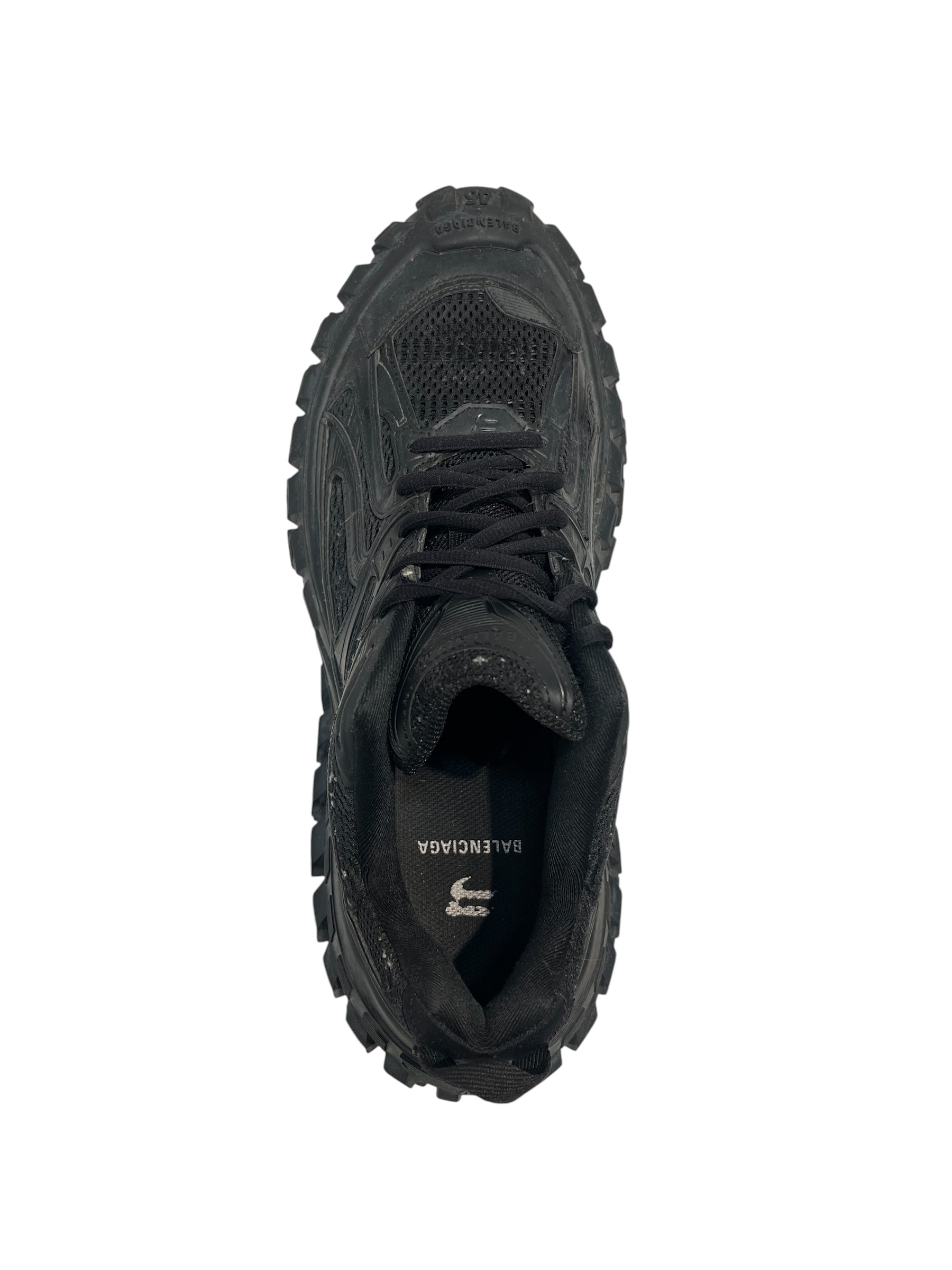 BALENCIAGA/Low-Sneakers/EU 45/Polyester/BLK/DEFENDER BLK view 3