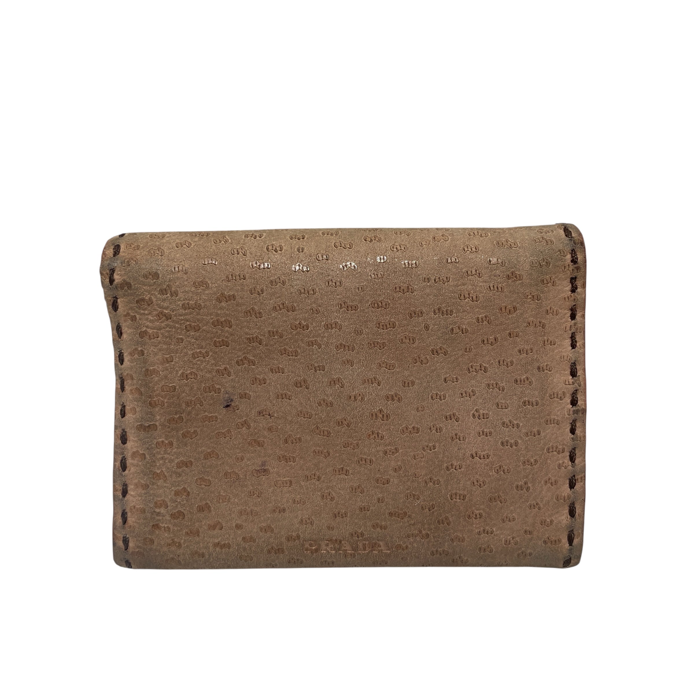 PRADA/Bifold Wallet/Leather/PNK/ view 2