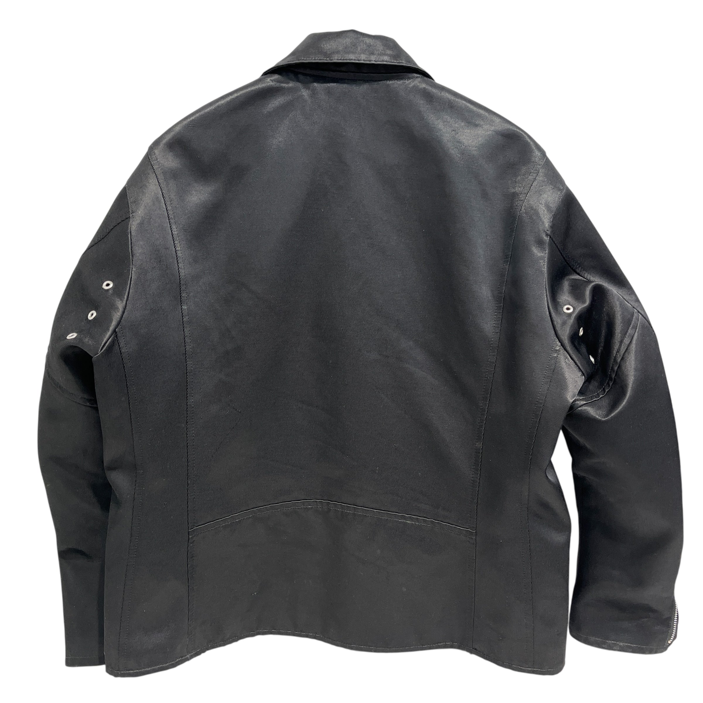 COMME des GARCONS HOMME/Leather Jkt/M/Cotton/BLK/ view 2