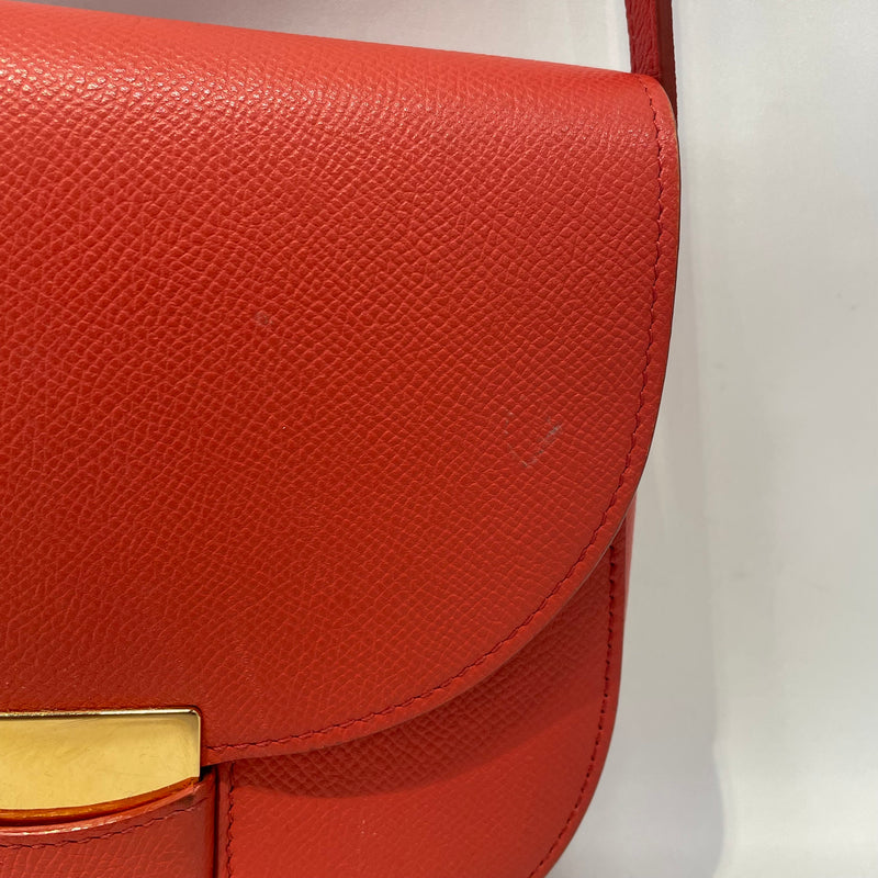 CELINE/Cross Body Bag/OS/Leather/RED/