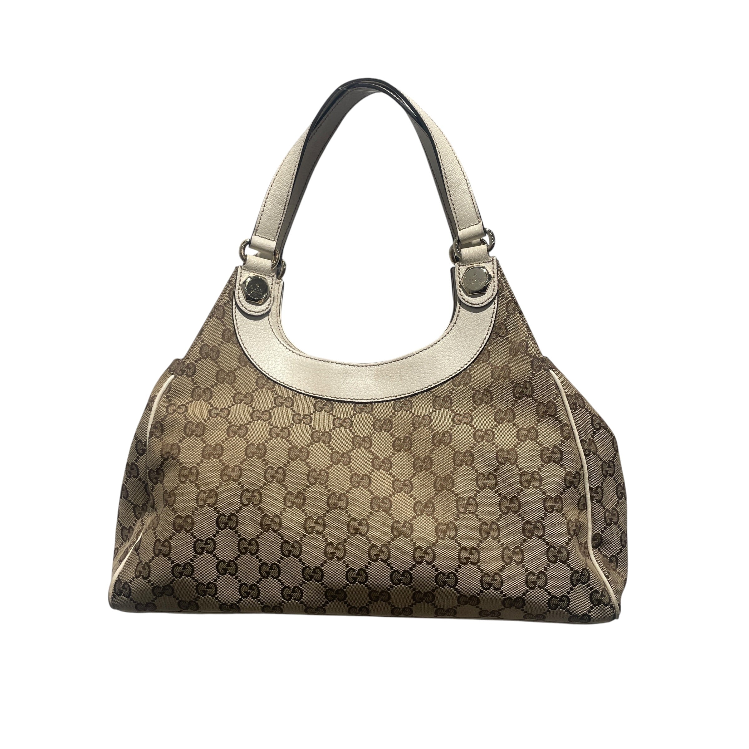GUCCI/Hand Bag/Monogram/Cotton/BEG/CHARMY SHOULDER BAG view 1