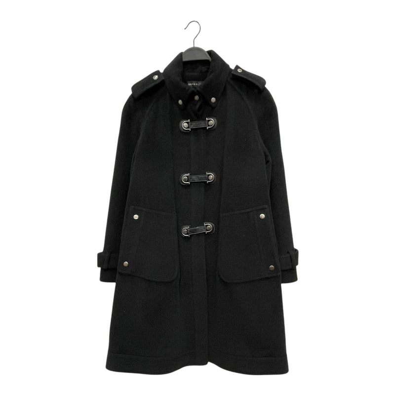 DANA BUCHMAN/Coat/10/Wool/BLK/ANGORA BUCKLE COAT