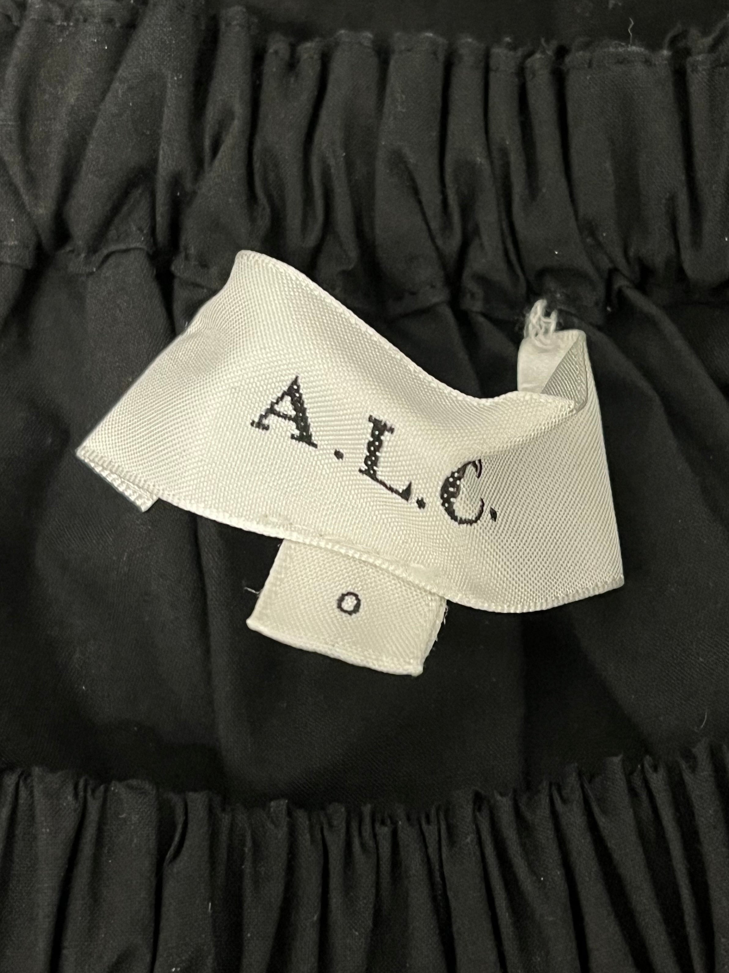 A.L.C./Dress/0/Nylon/BLK/MAYA OFF THE SHOULDER SMOCKED view 4