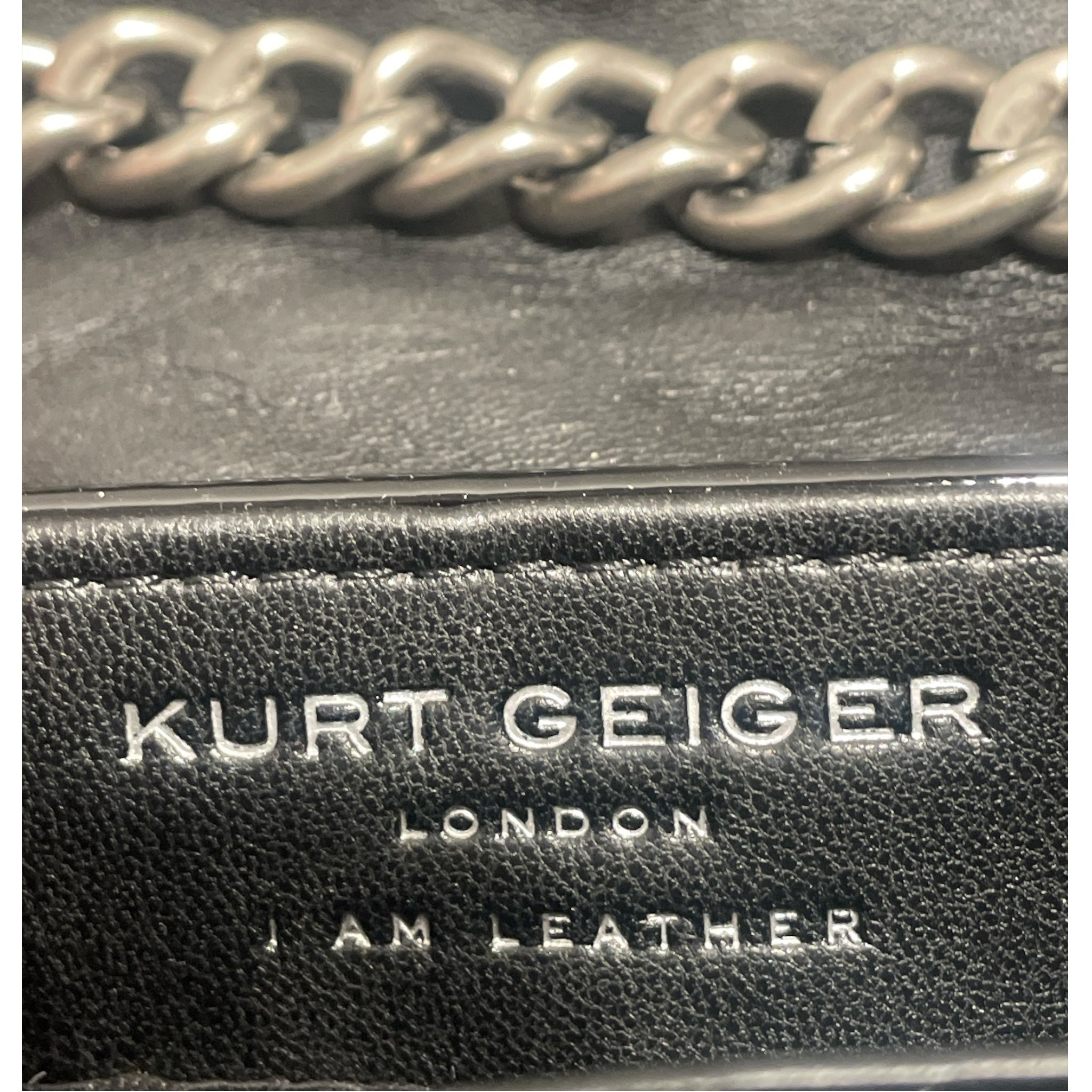 Kurt Geiger/Cross Body Bag/Leather/BLK/ view 4