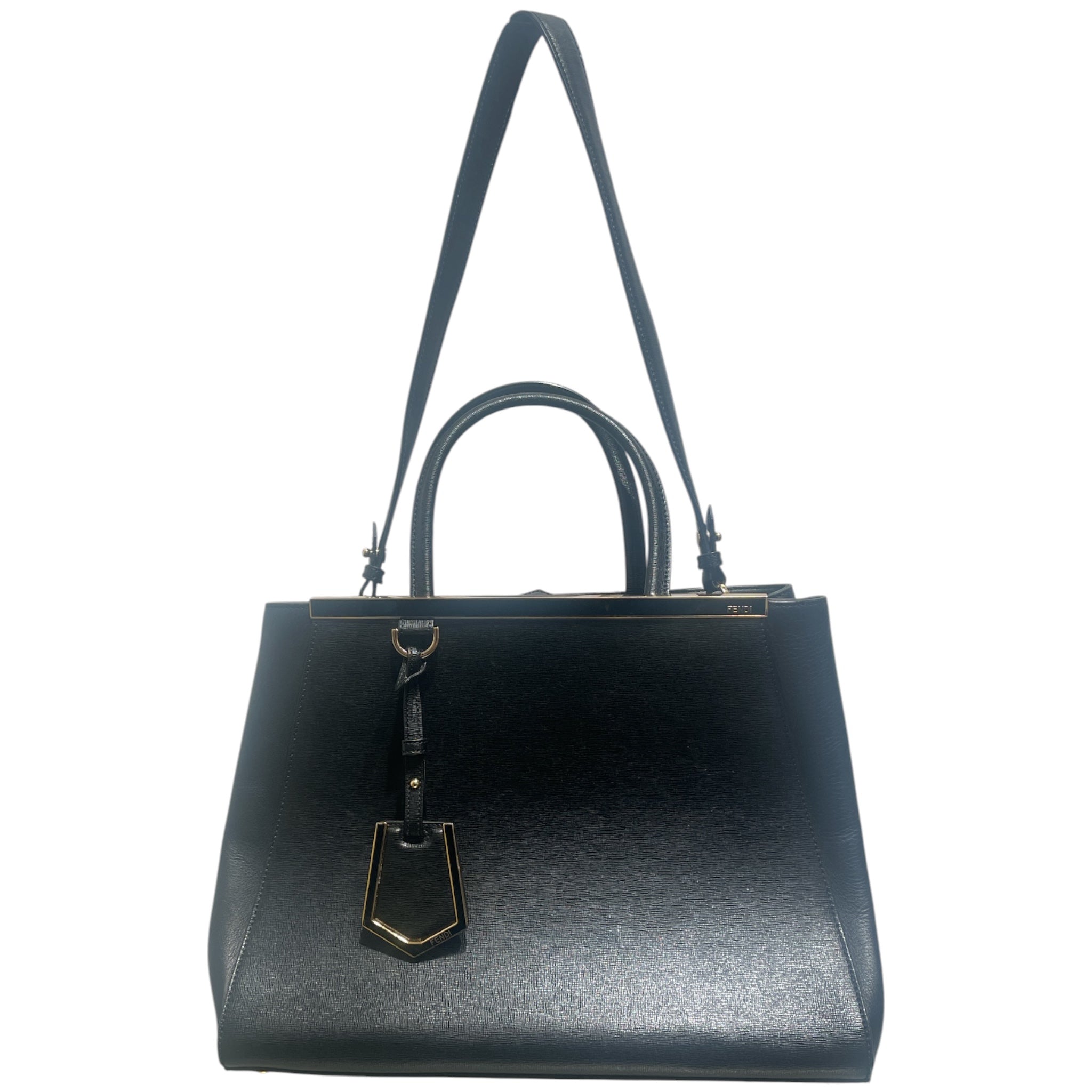 FENDI/Bag/Leather/BLK/Fendi vitello Elite view 2