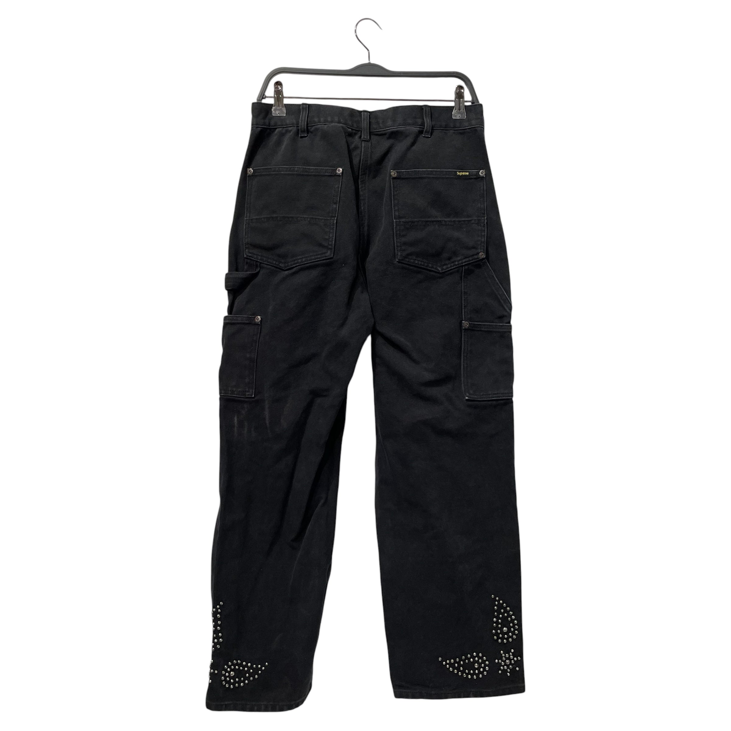 Supreme/Straight Pants/30/Denim/BLK/RHINESTONE view 2