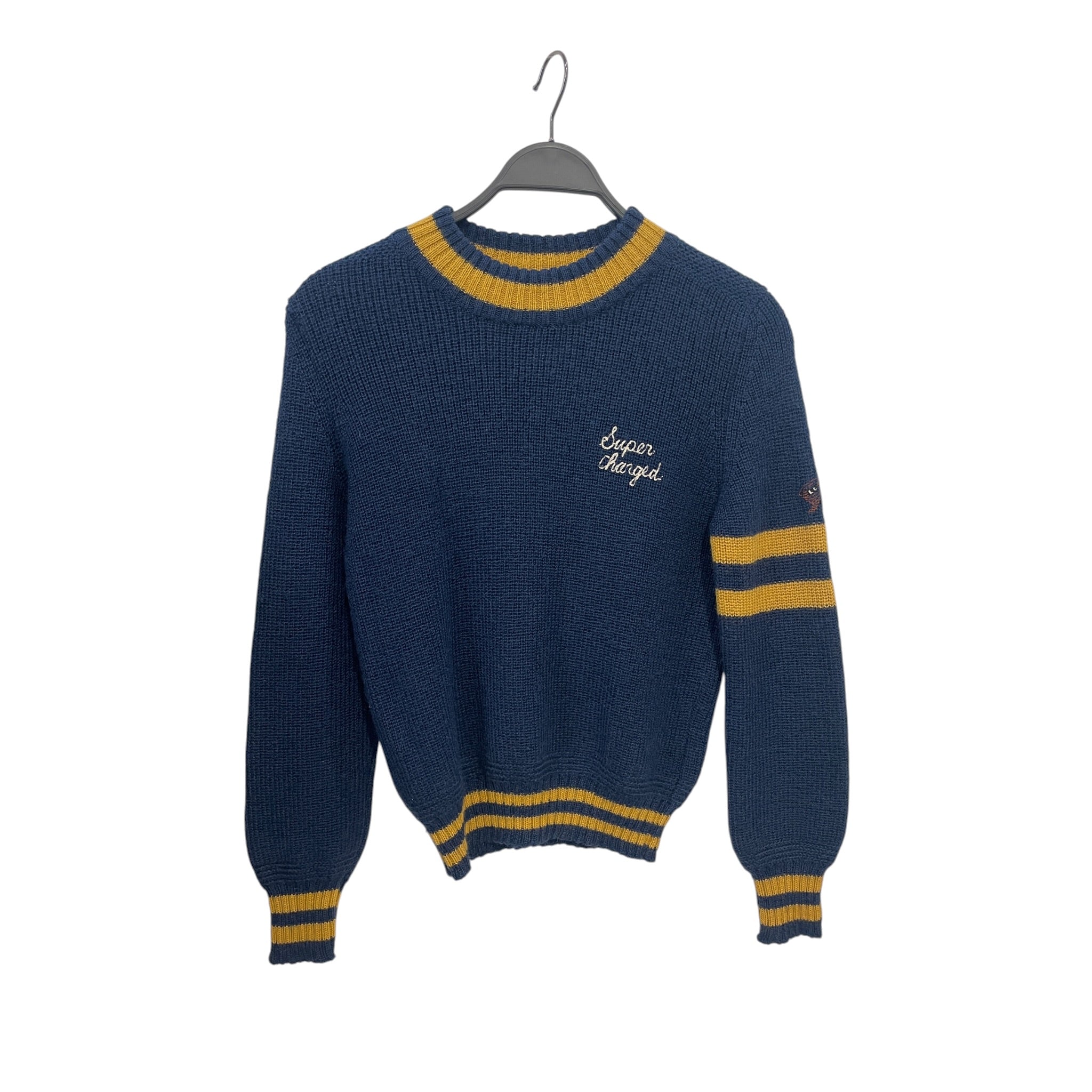 HYSTERIC GLAMOUR/Sweater/M/Wool/BLU/Super Charged view 1
