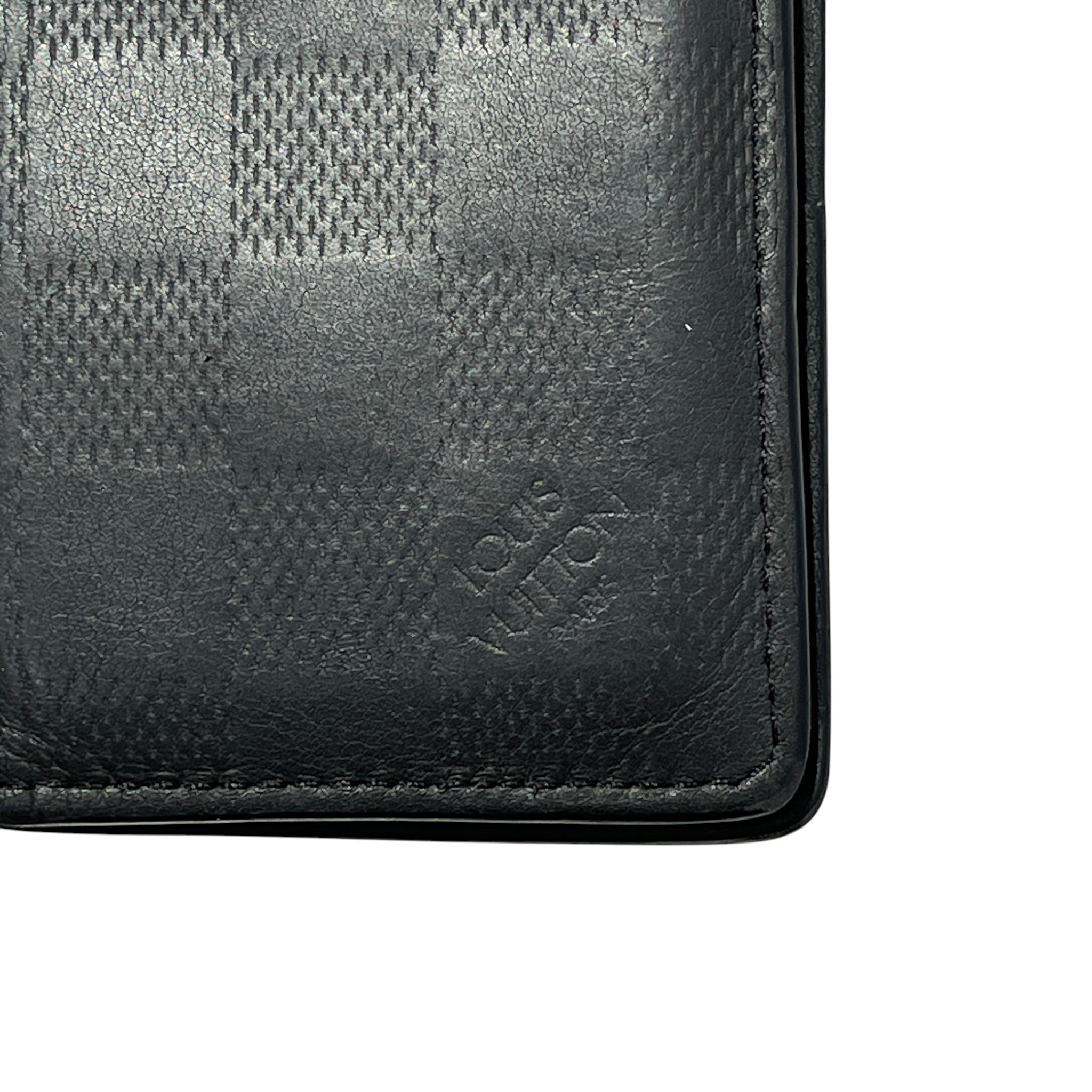 LOUIS VUITTON/Bifold Wallet/Leather/BLK/M's/DAMIER GRAPHITE POCKET ORGANIZ view 6